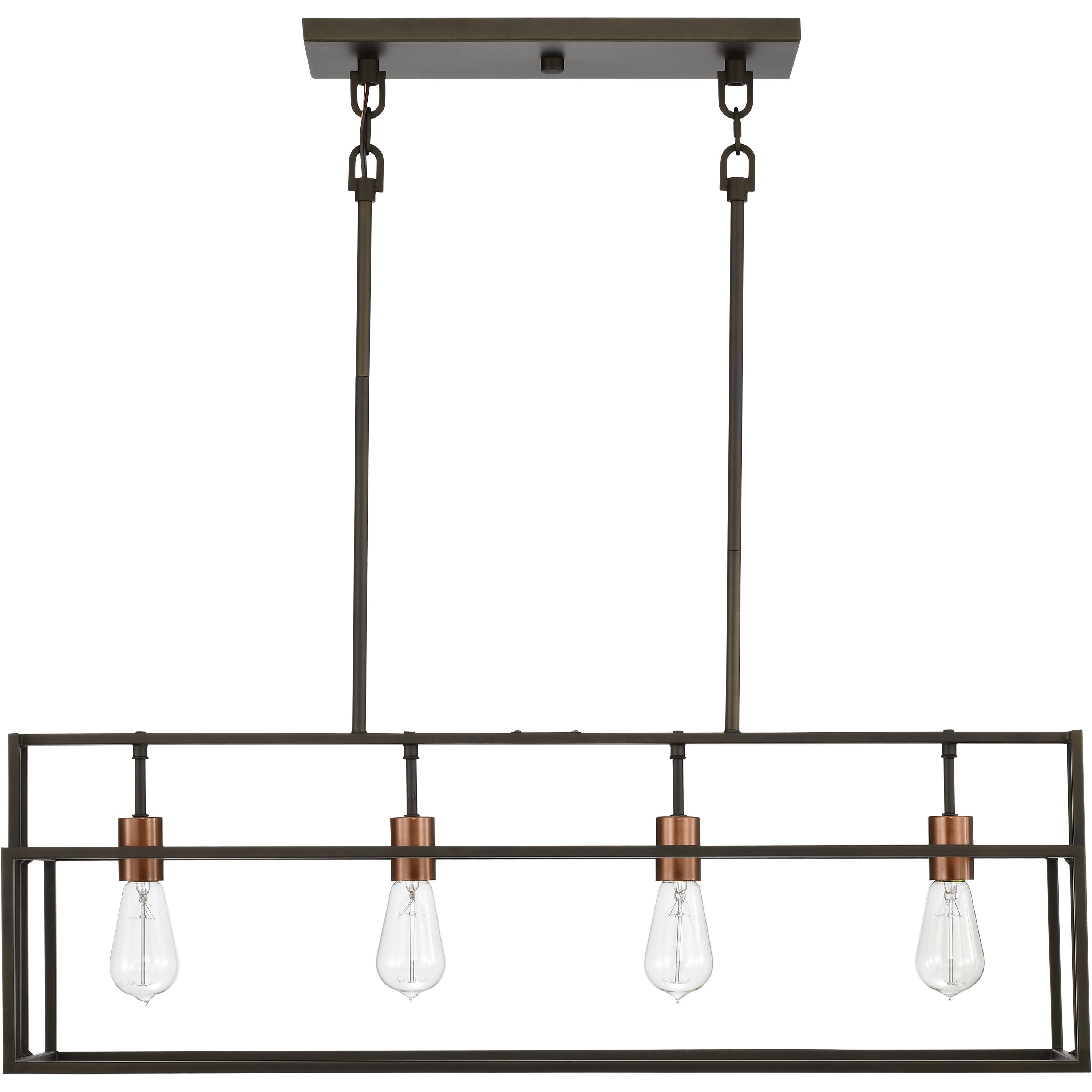 LAKE 4 LIGHT ISLAND PENDANT - 60-5854