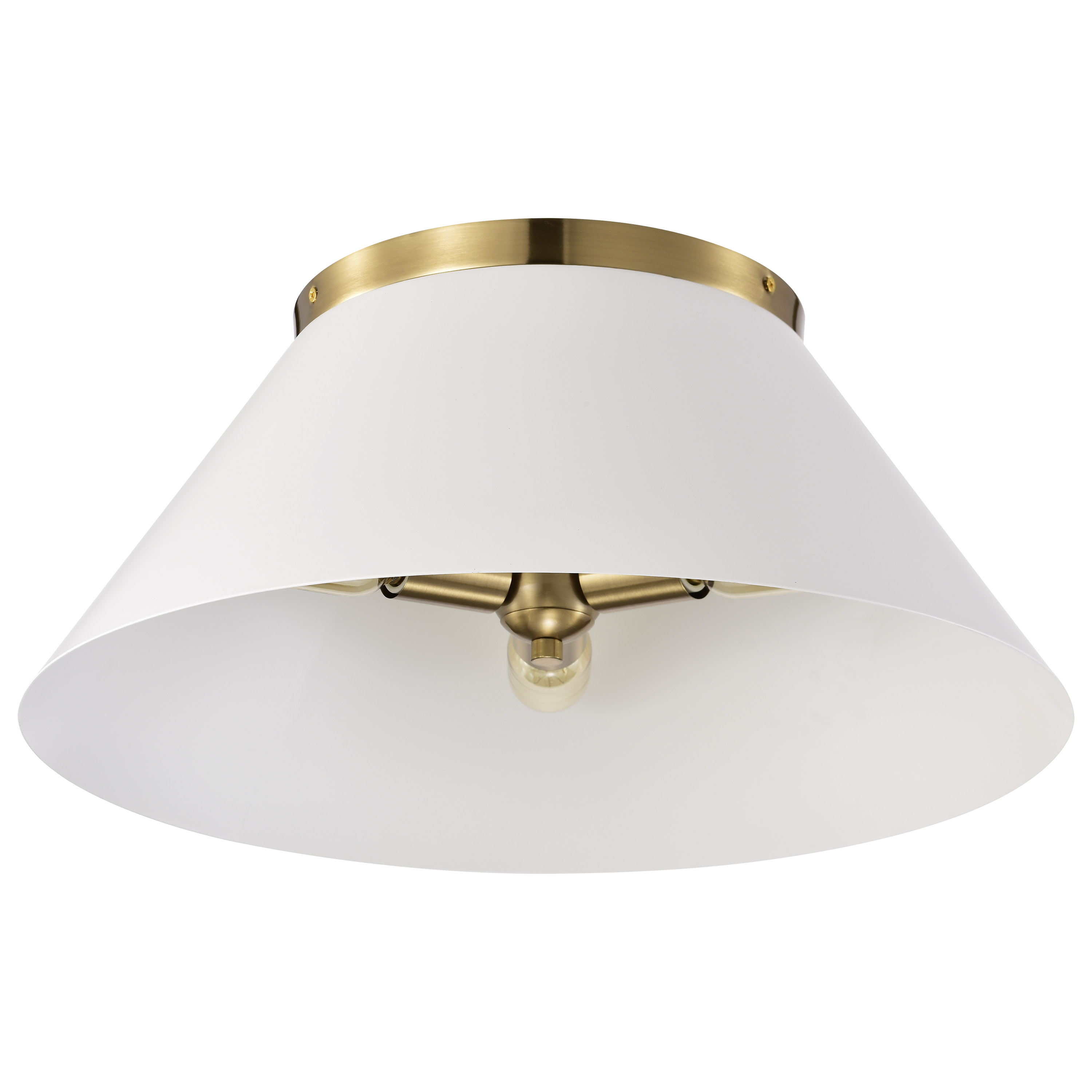 DOVER 3 LIGHT LARGE FLUSH - 60-7421