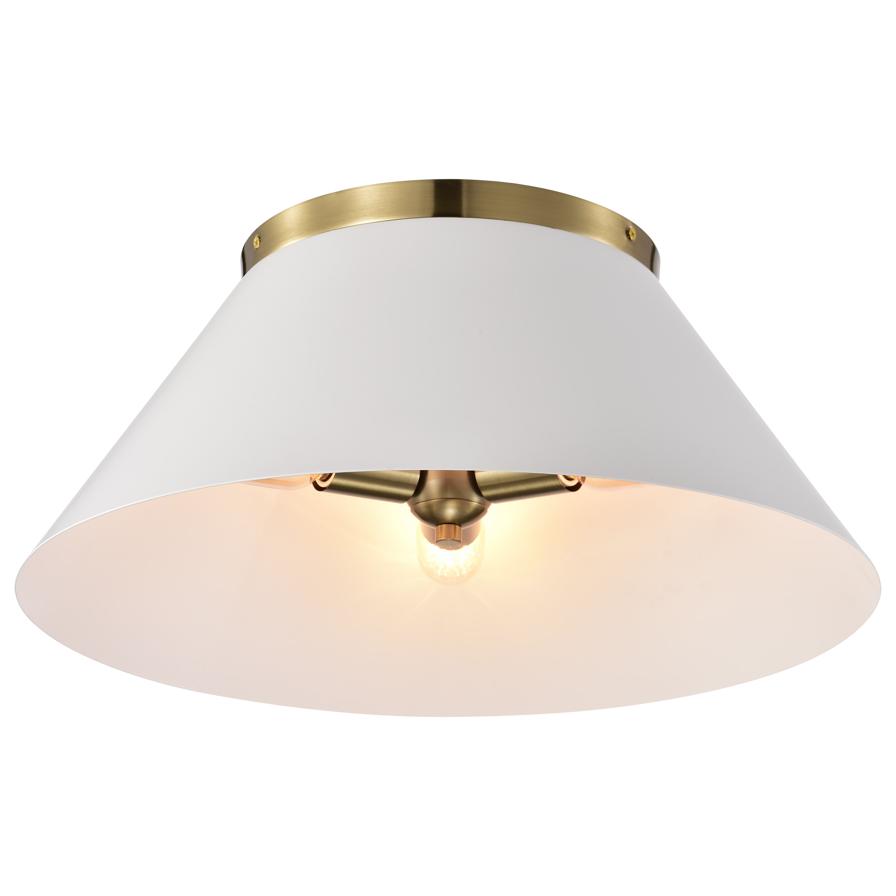 DOVER 3 LIGHT LARGE FLUSH - 60-7421
