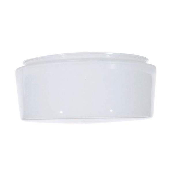 10" WHT DRUM GLASS - 50-336