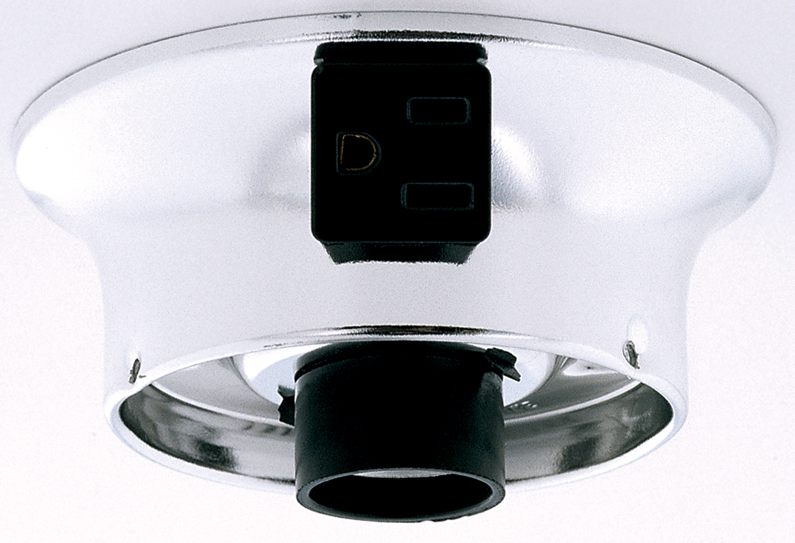 VAC CHR 3 1/4"HLDR W/CON OUT. - 90-121