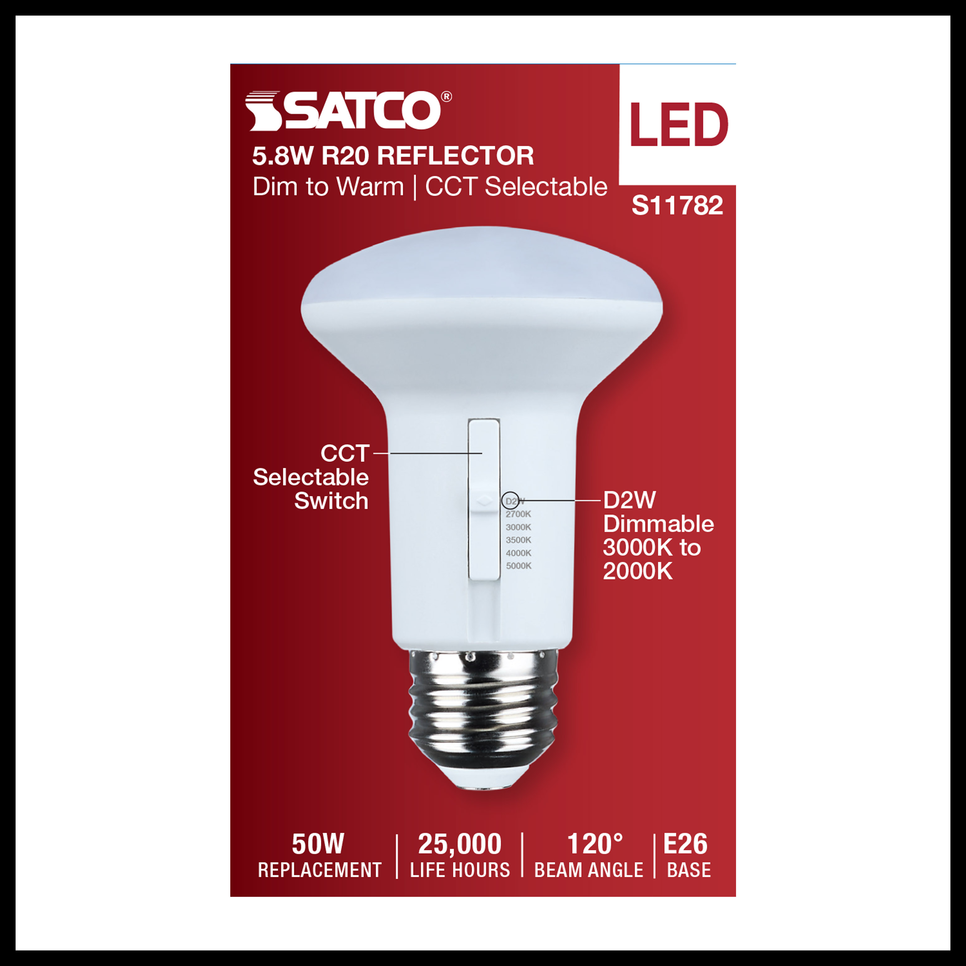 5.8R20/LED/5CCT/WD/120V - S11782