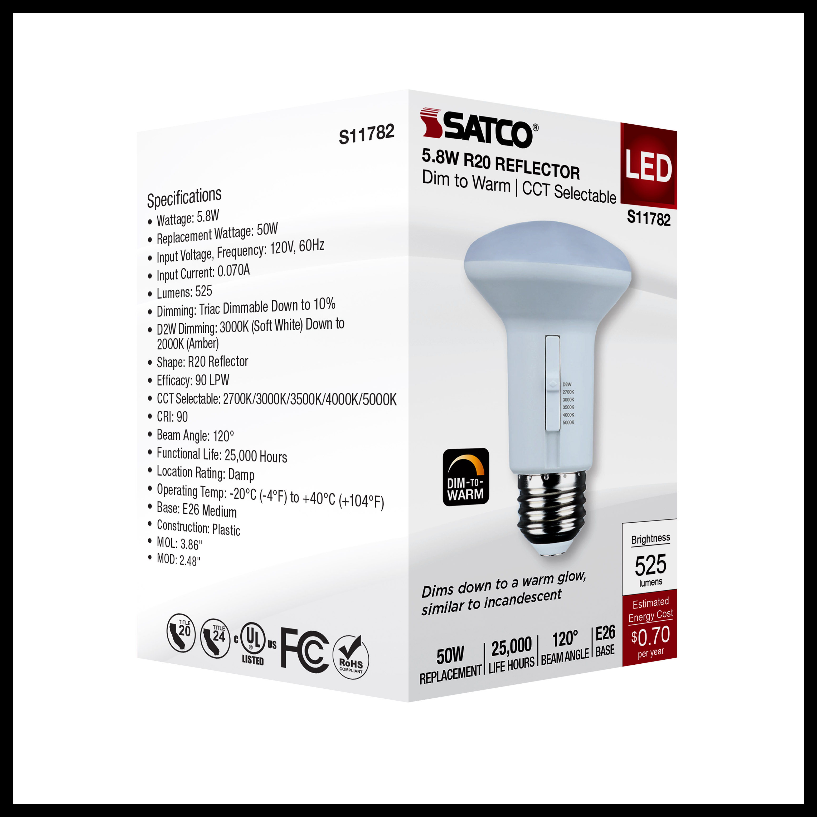 5.8R20/LED/5CCT/WD/120V - S11782