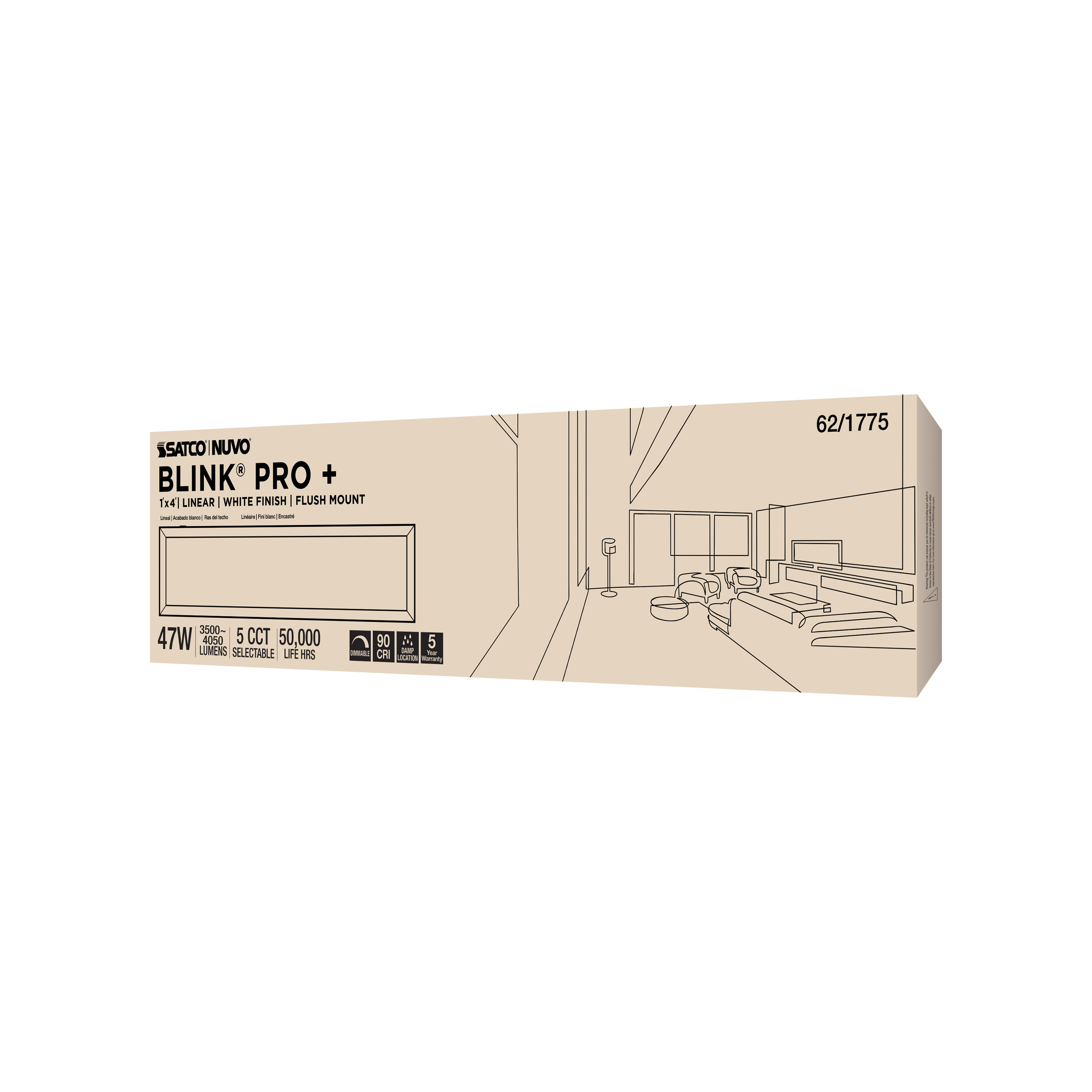 BLINK PRO PLUS 47W 1'X4' - 62-1775