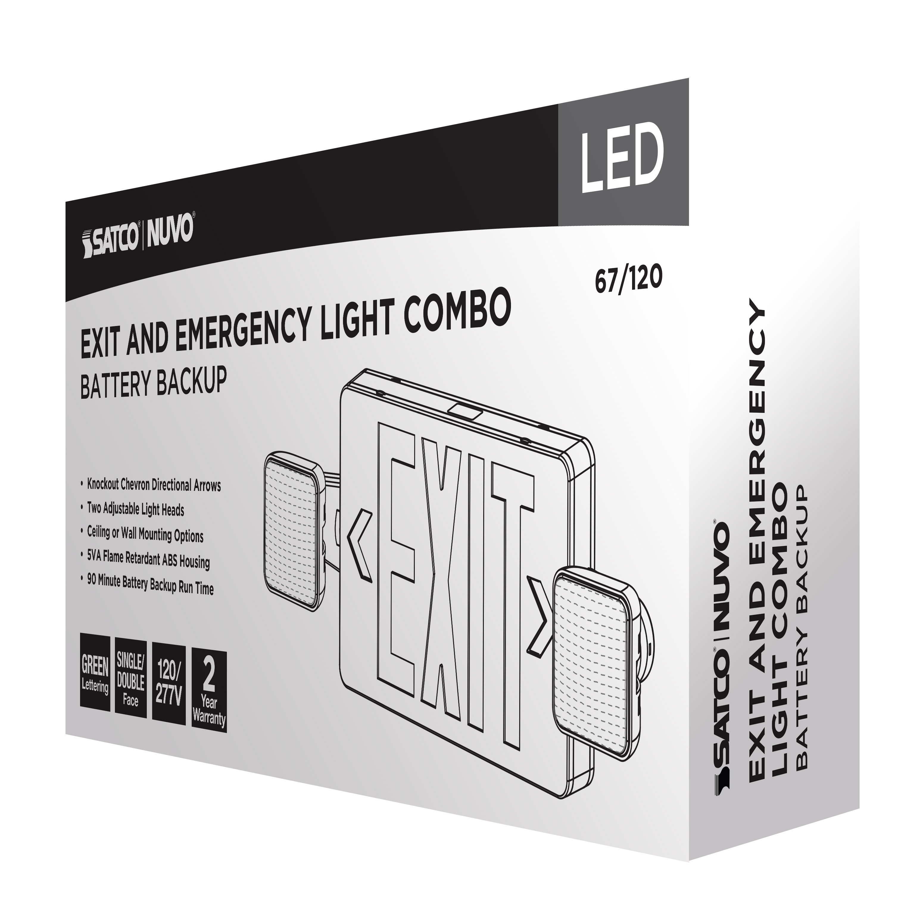 EXIT/LIGHT DH - GREEN - 67-120