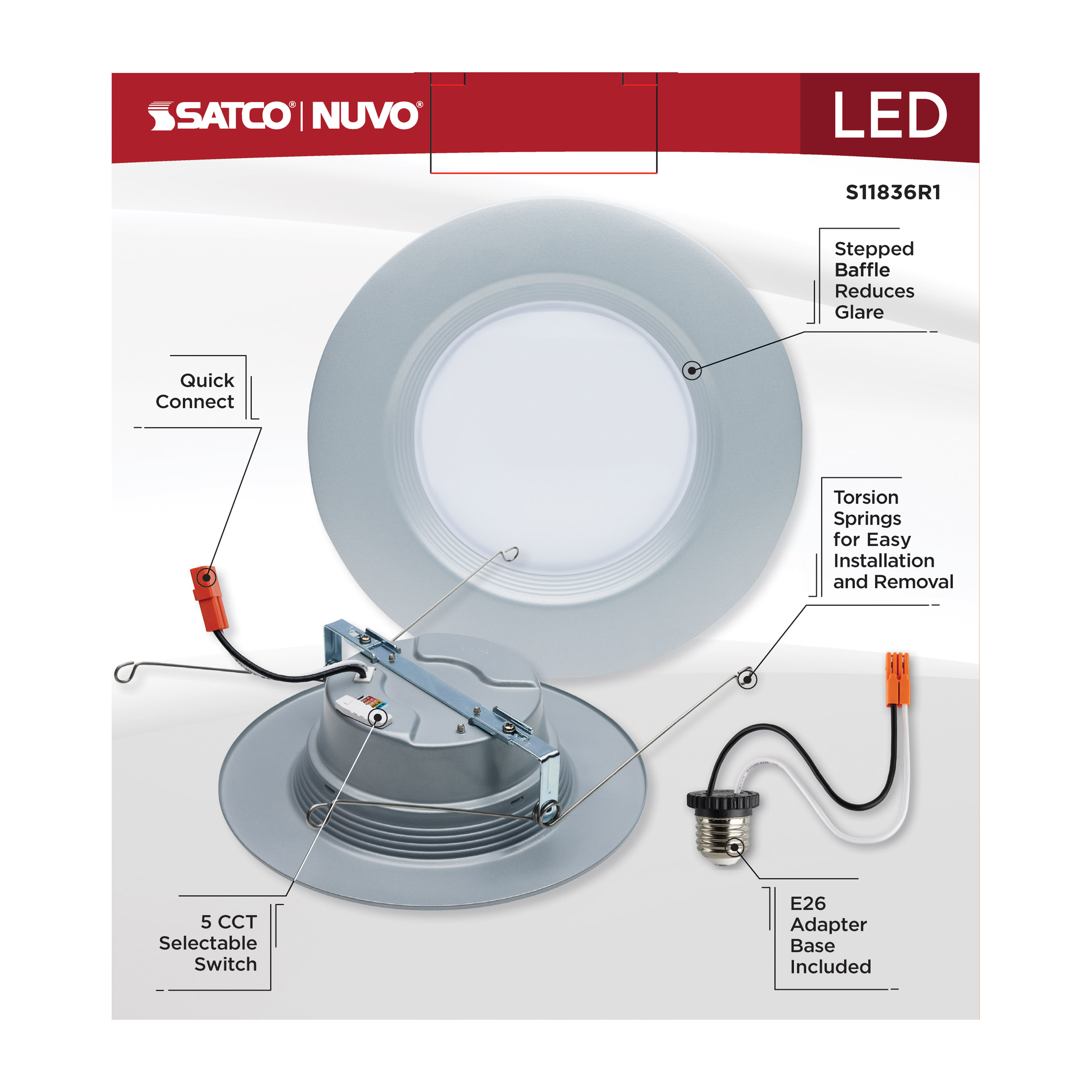 9WLED/DLR/5-6/CCT-SEL/RD/BN - S11836R1