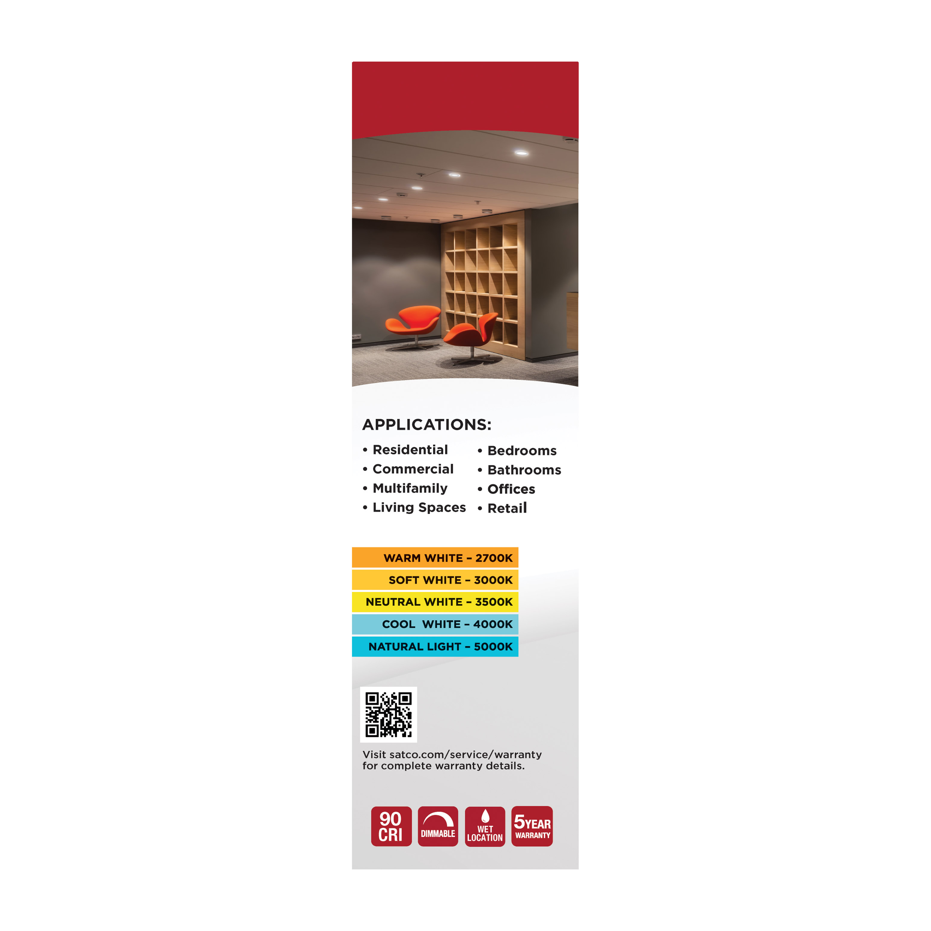 9WLED/DLR/5-6/CCT-SEL/RD/BN - S11836R1