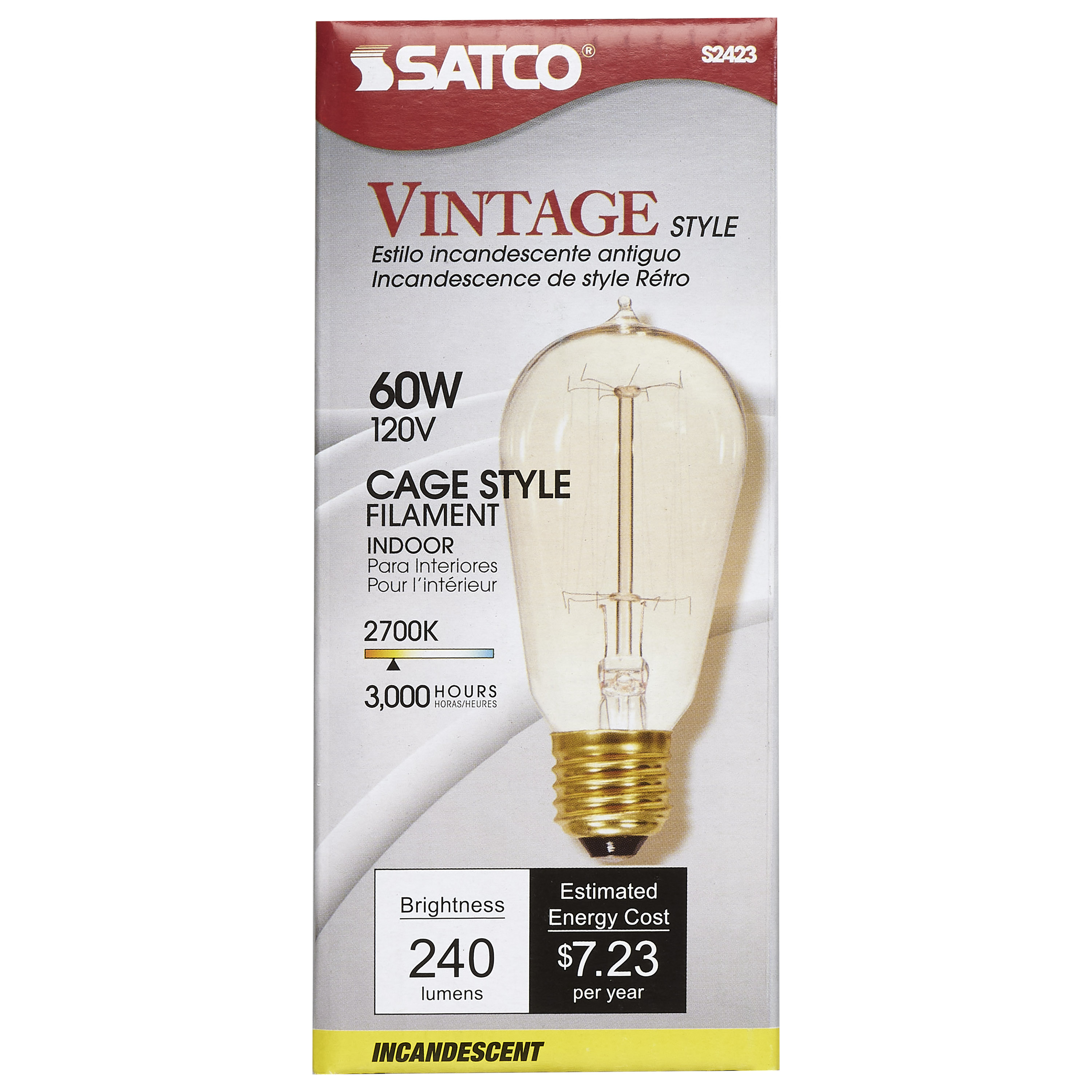 60ST19/CL/15S/120V VINTAGE - S2423