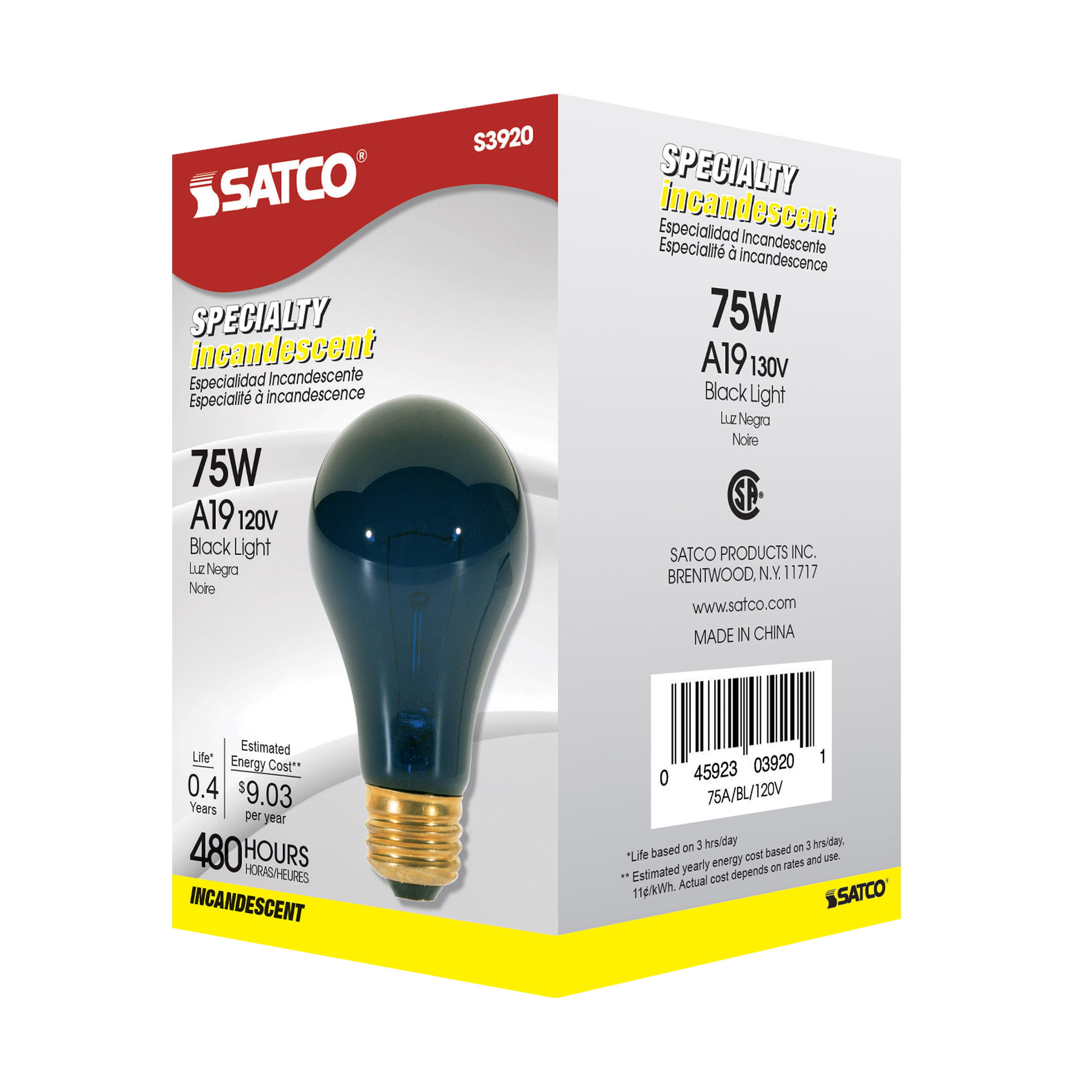 75A19/BLB BLACKLIGHT - S3920