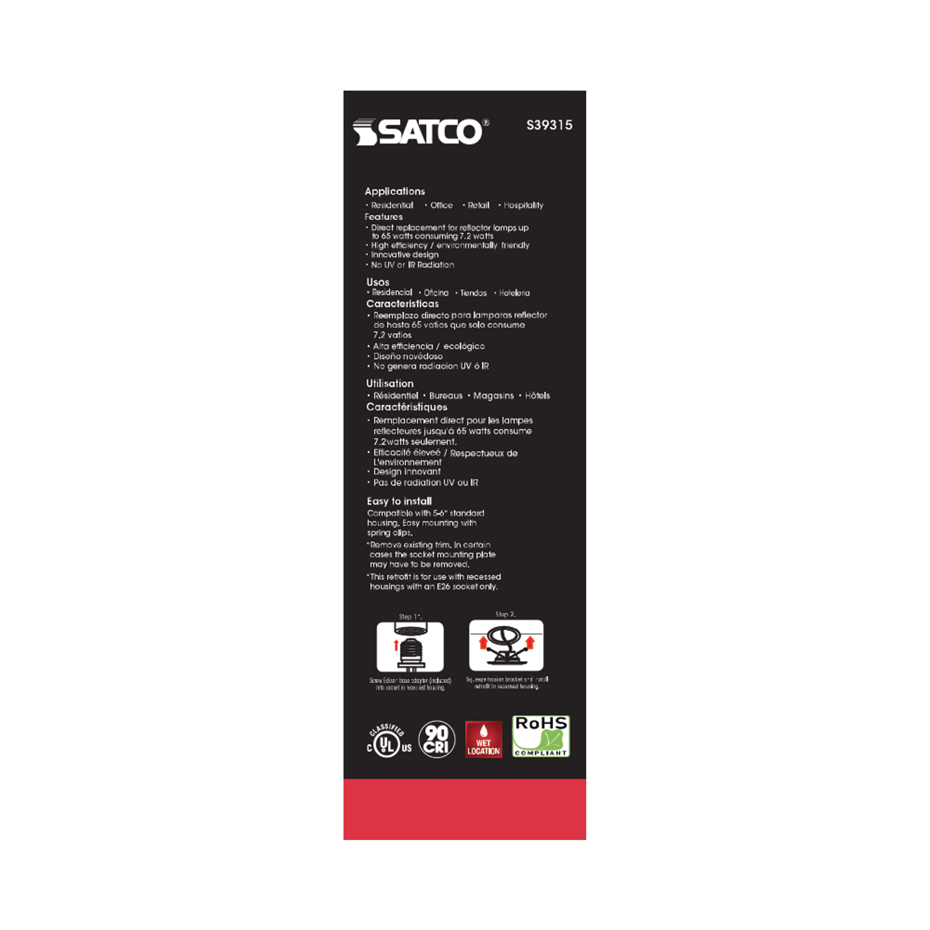 7.2WLED/RDL/5-6/950/120V - S39315