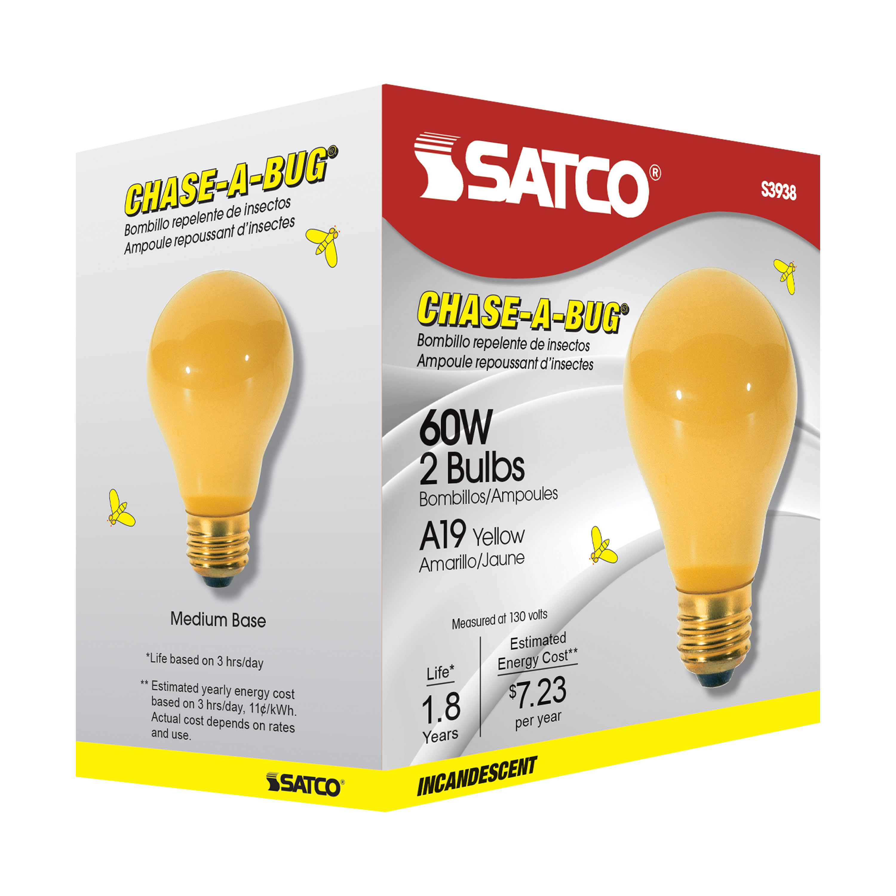 60 WATT CHASE-A-BUG BULB - S3938