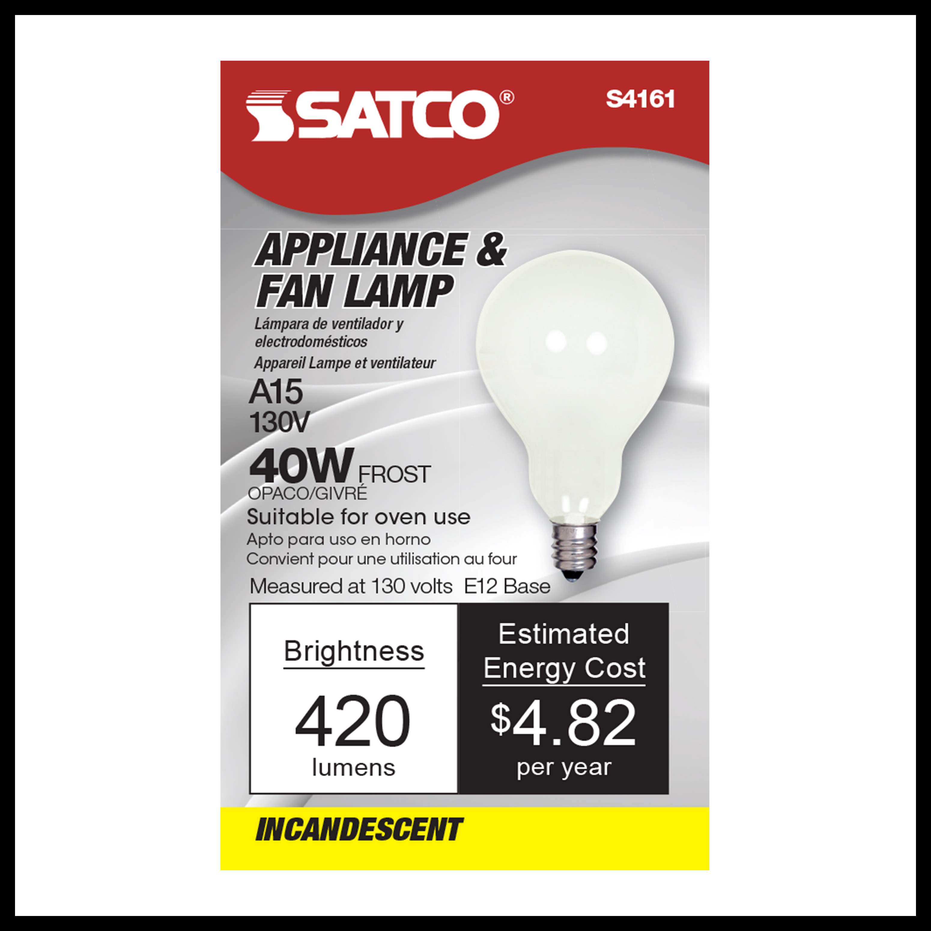 40A15 FROST E12 NICKEL PLATED - S4161