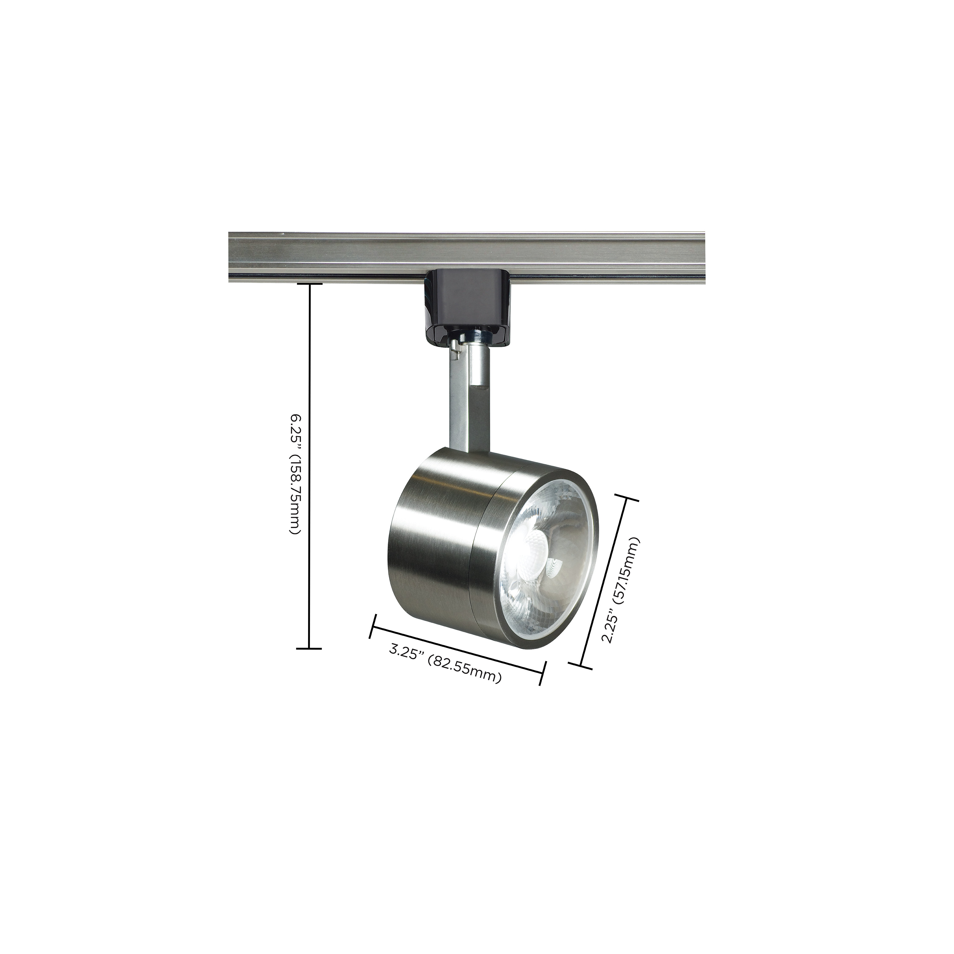 12W LED TRACK HEAD ROUND - TH407