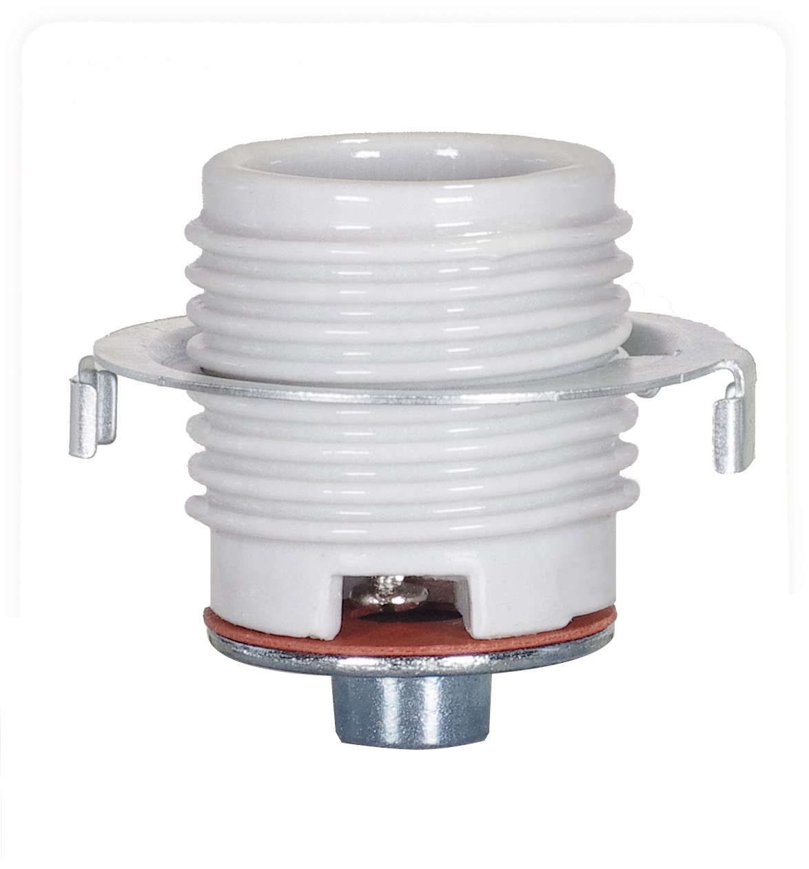 MED. BASE THREADED POR. GLAZED - 80-1073