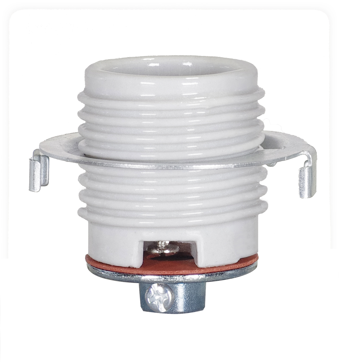 MED. BS. THREADED POR. GLAZED - 80-1075
