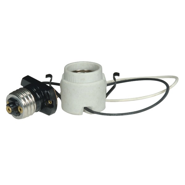 UNGLAZED KEYLESS PORC SKT W/ - 80-1212