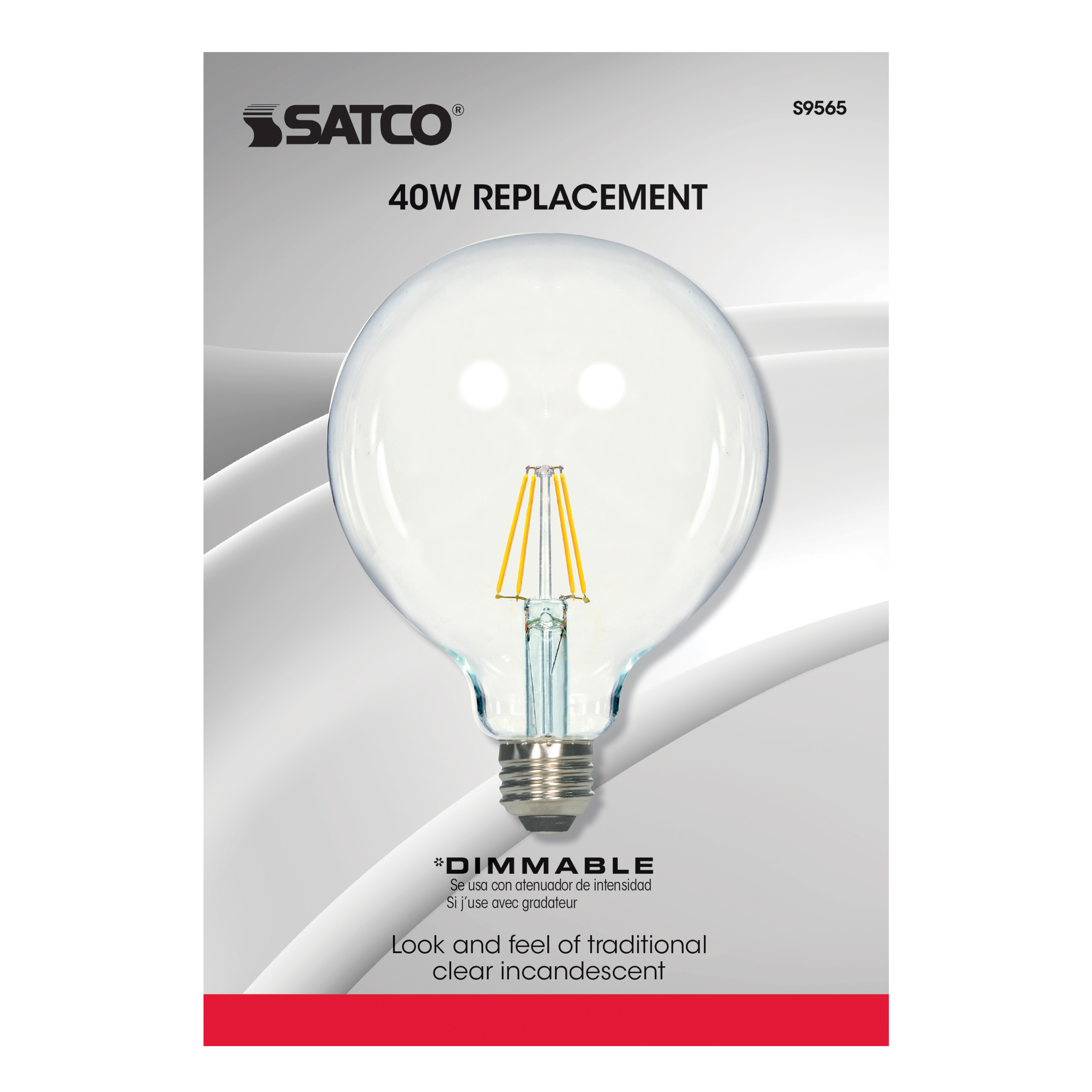 5.5G40/CL/LED/E26/27K/120V - S9565
