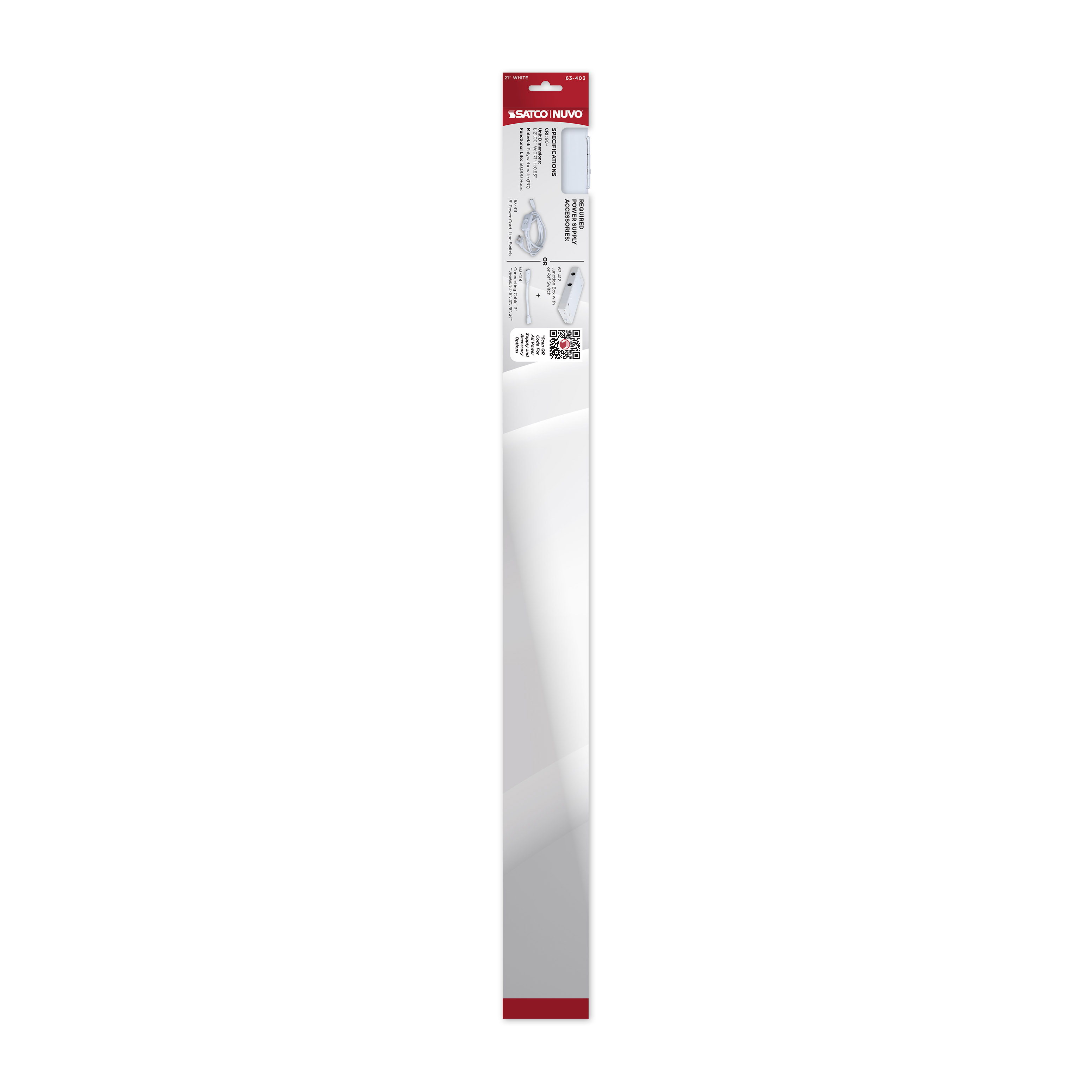 8W 21" CCT SEL LED UNDERCABINE - 63-403