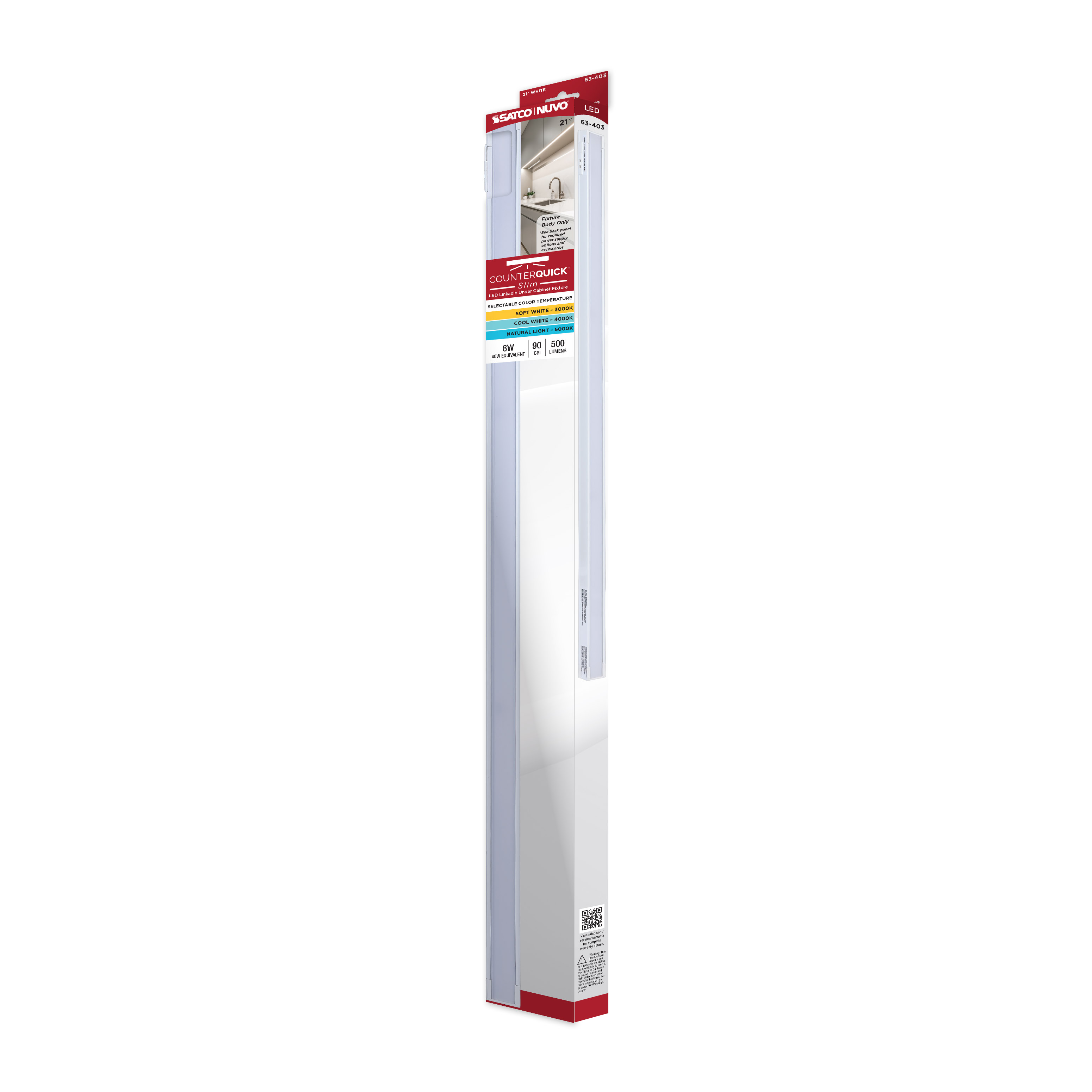 8W 21" CCT SEL LED UNDERCABINE - 63-403