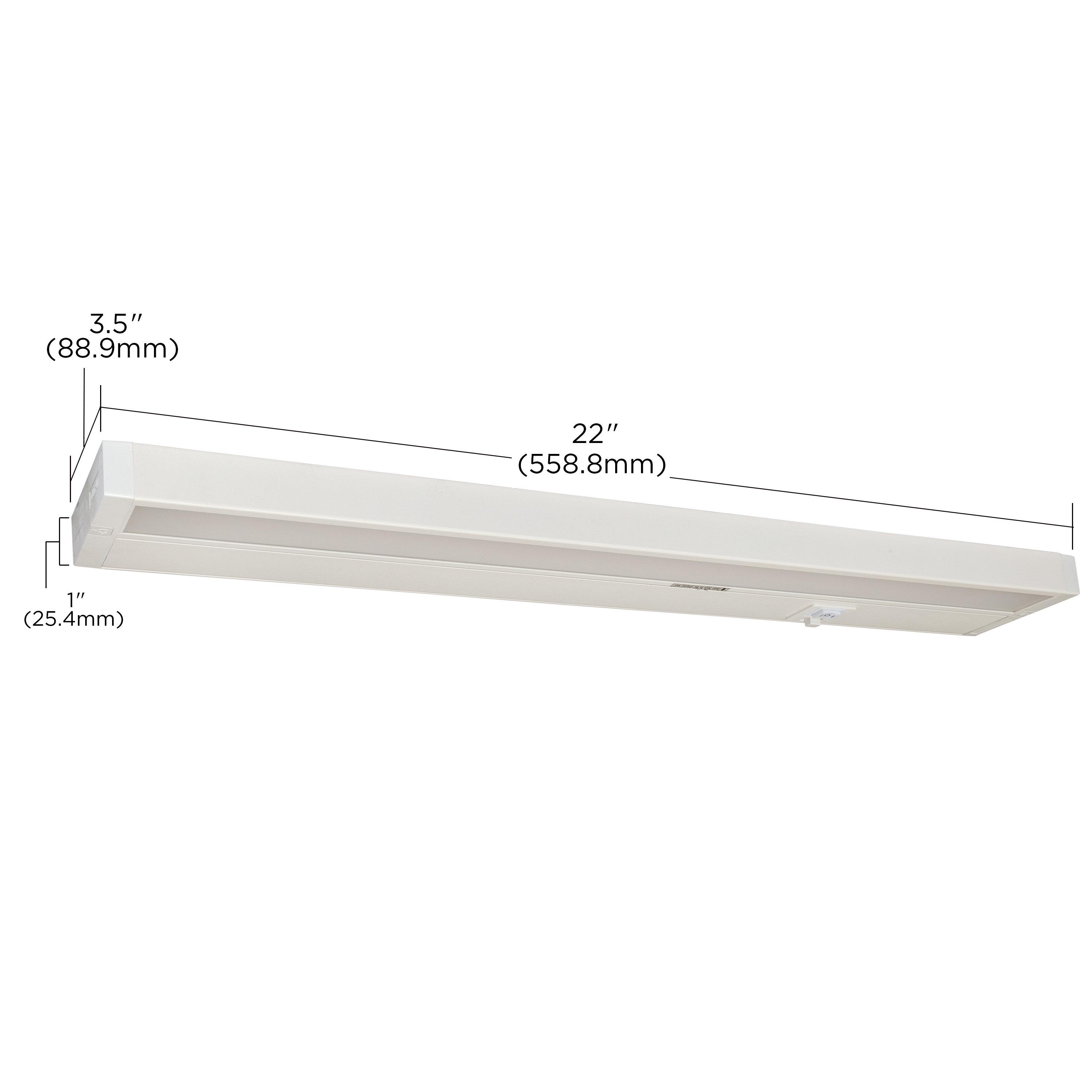 UNDER CAB LED 3CCT 22" - WH - 63-503