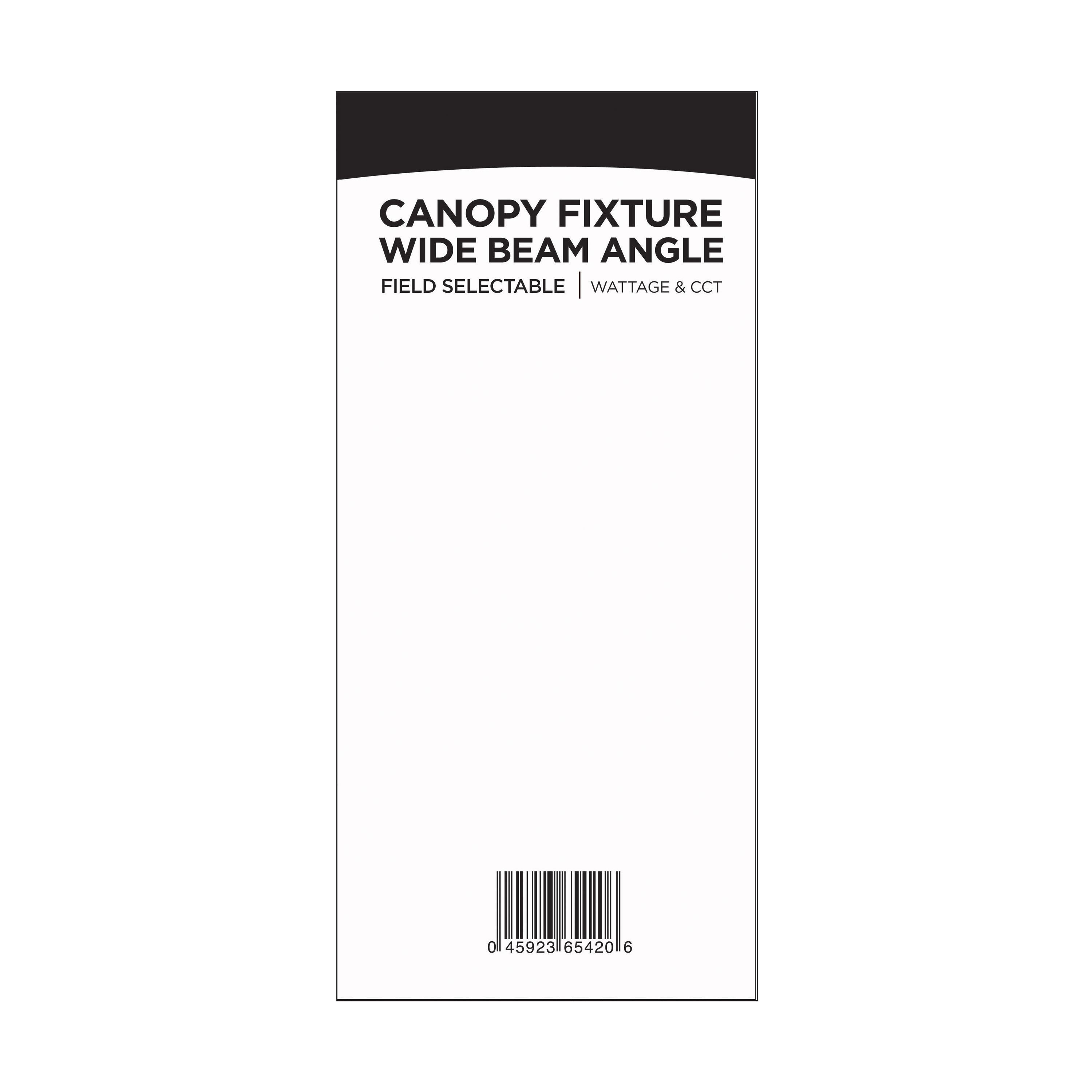 LED WIDE BEAM ANGLE CANOPY - 65-637