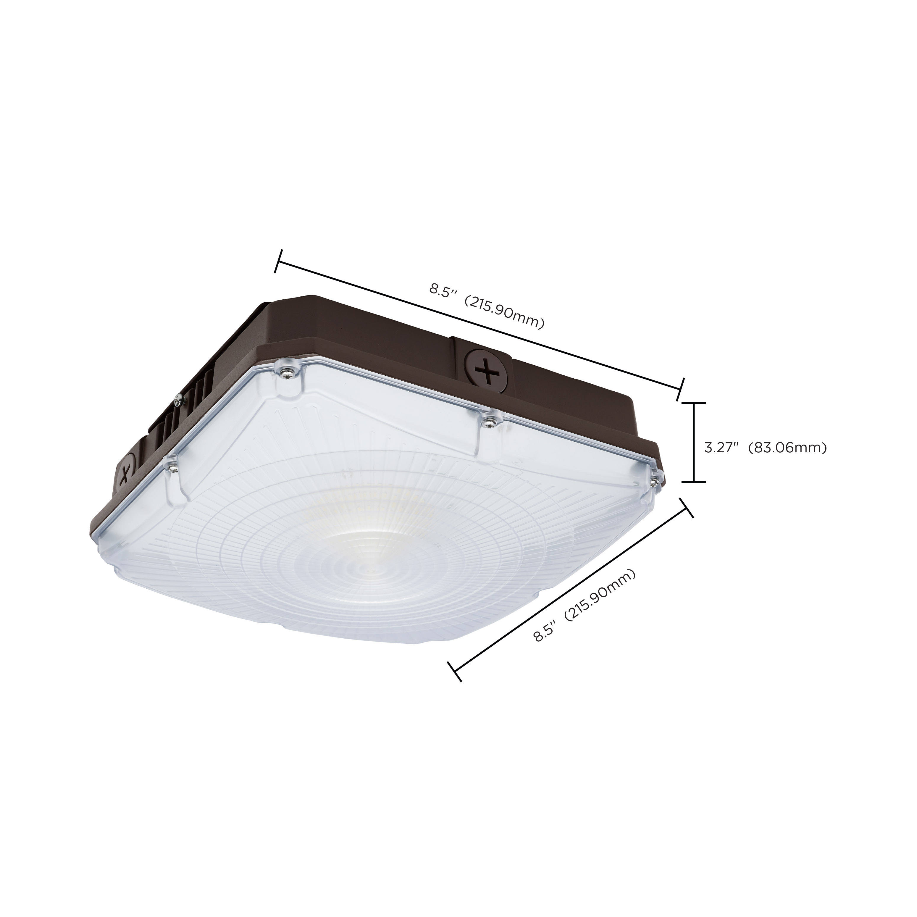 8.5" LED CANOPY W/SENSOR - 65-982