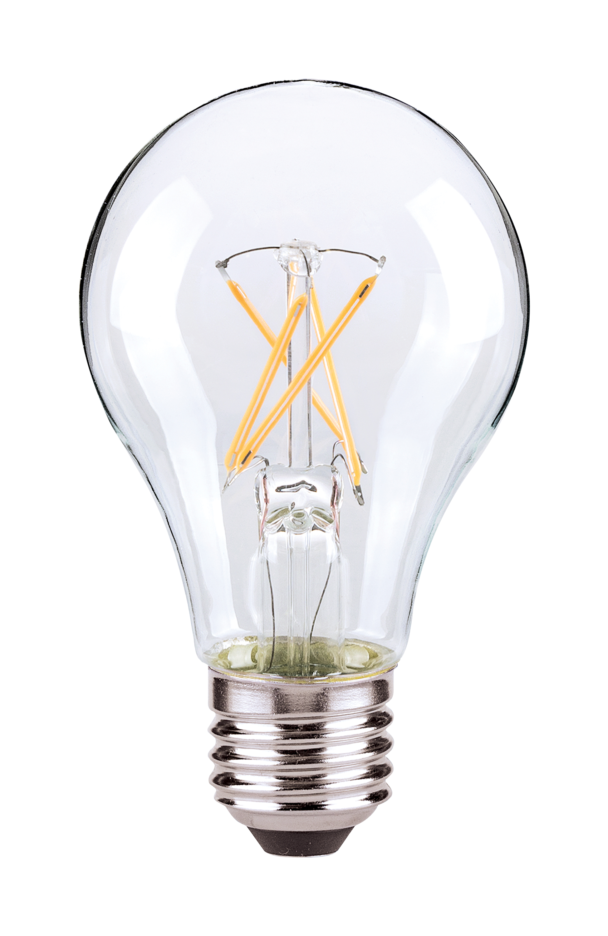 7.5A19/CL/LED/E26/3K/120V/4PK - S21734