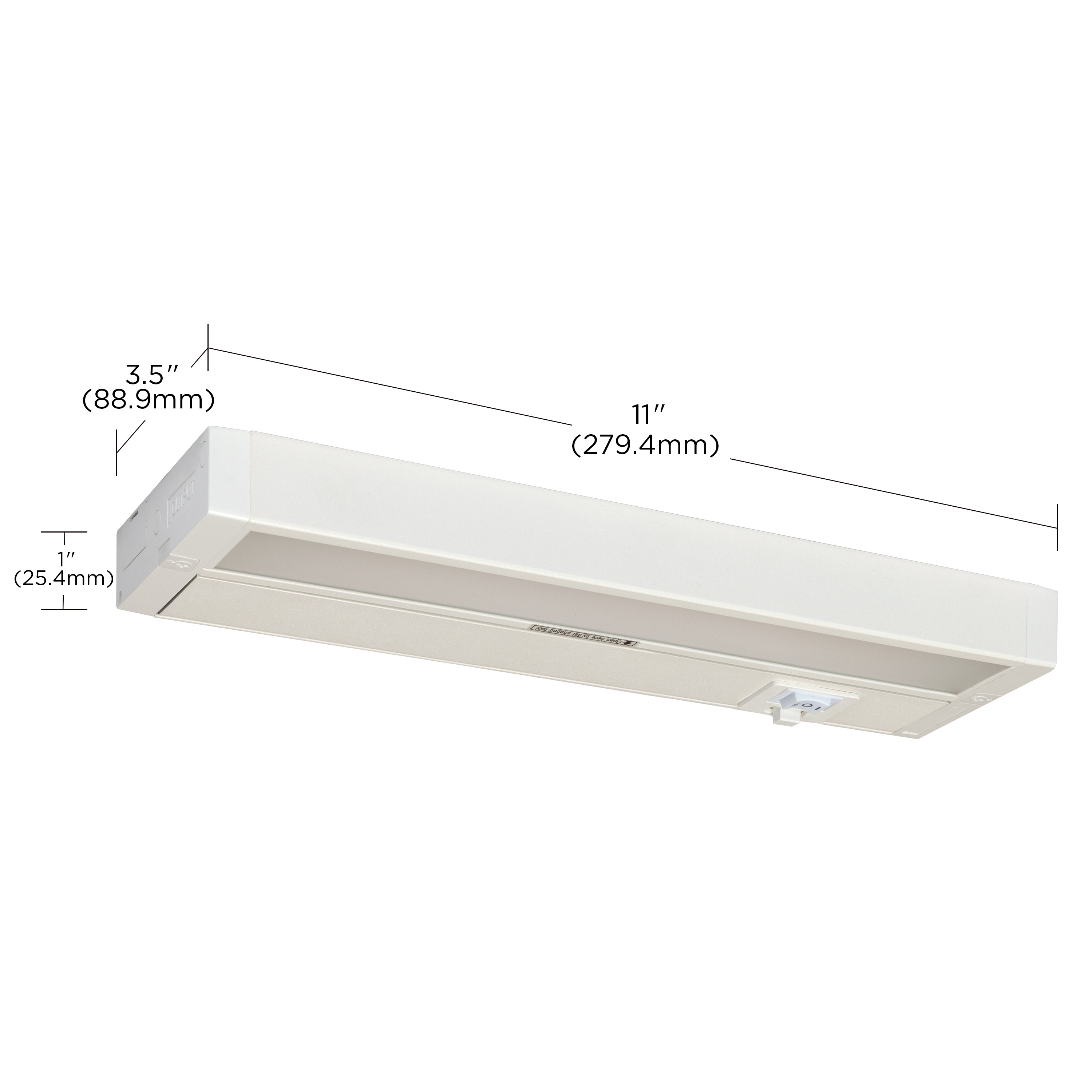 UNDER CAB LED 3CCT 11" - WH - 63-501