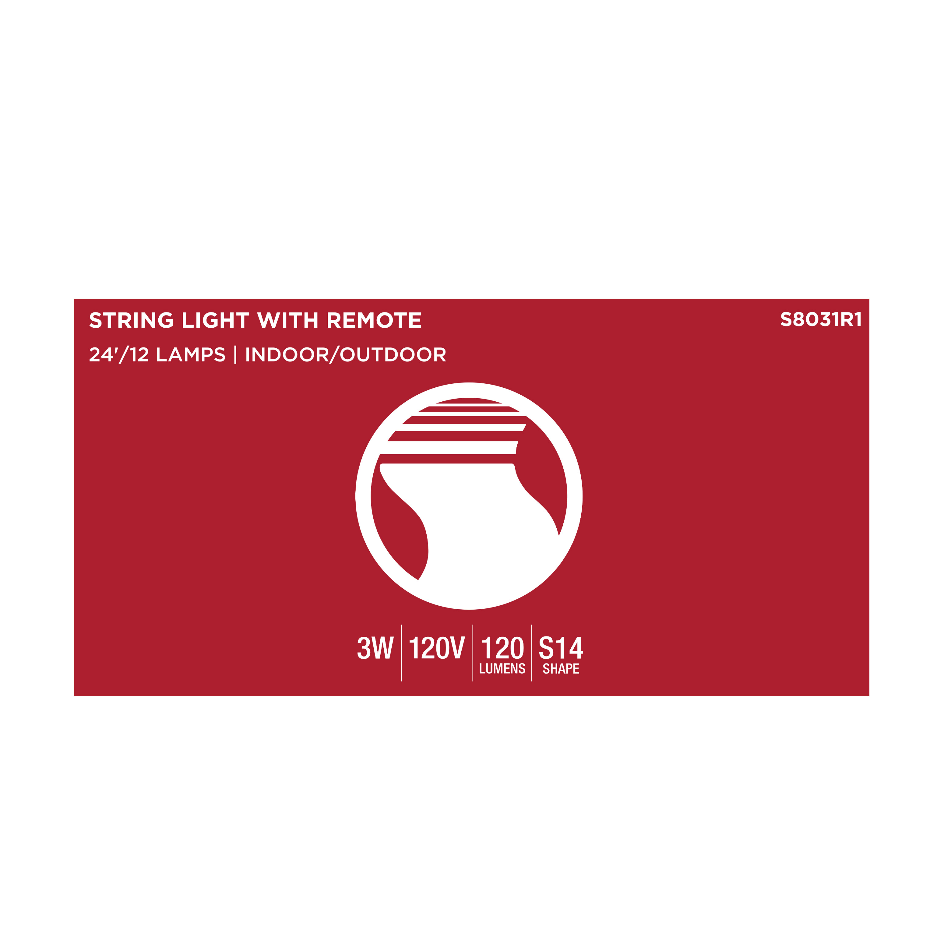 24FT/LED/SL/S14/IRR/RGBTW/120V - S8031R1