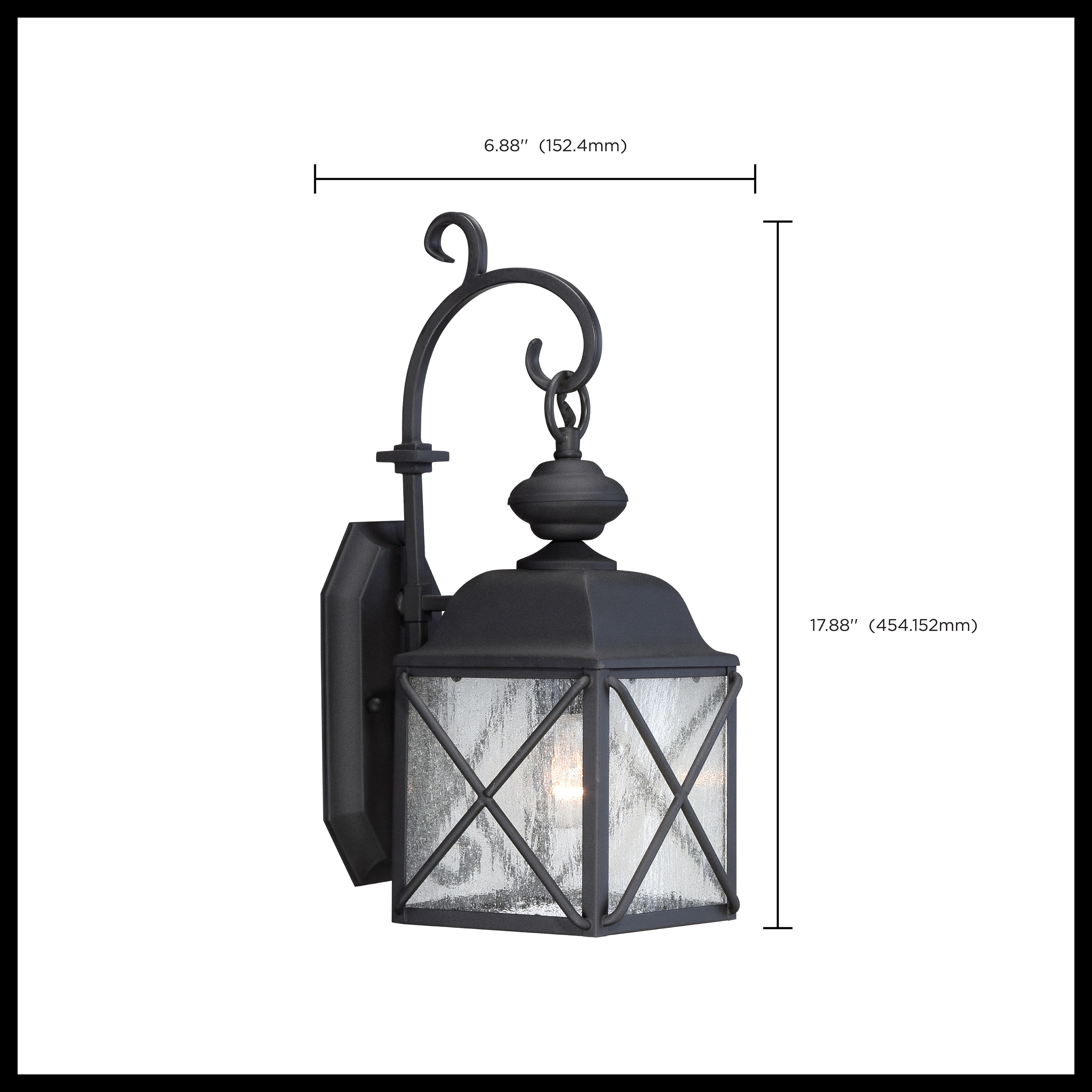 WINGATE 1 LT 6" OUTDOOR WALL - 60-5621