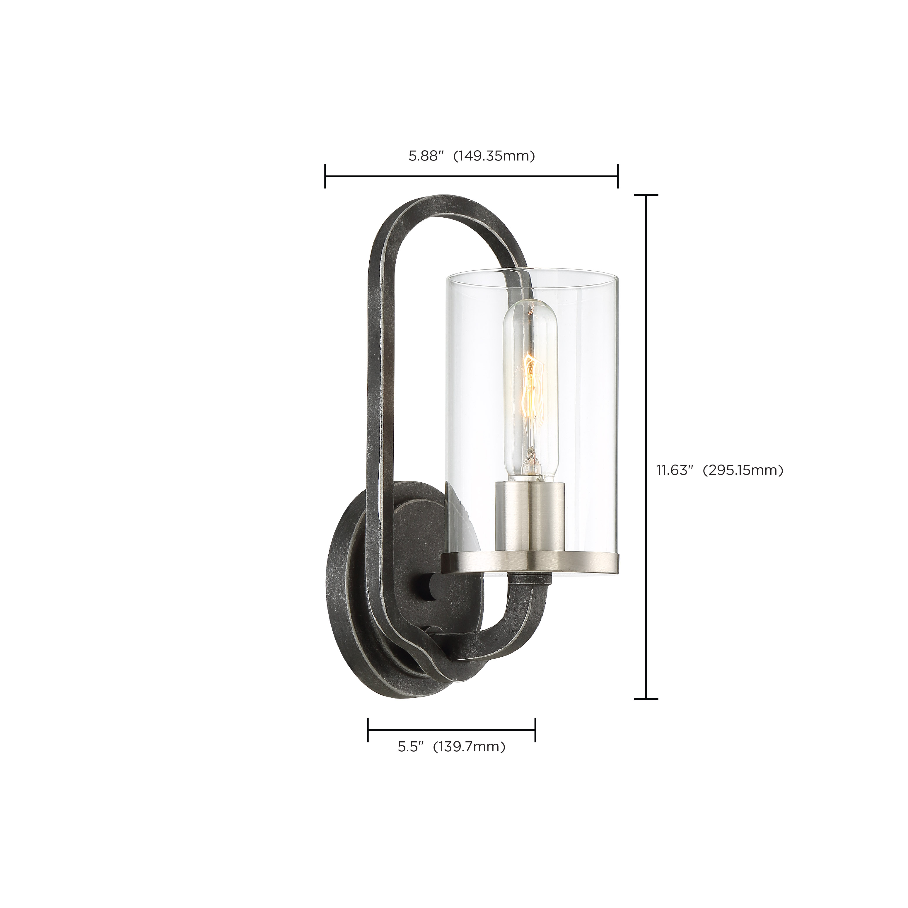 SHERWOOD 1 LIGHT WALL SCONCE - 60-6121