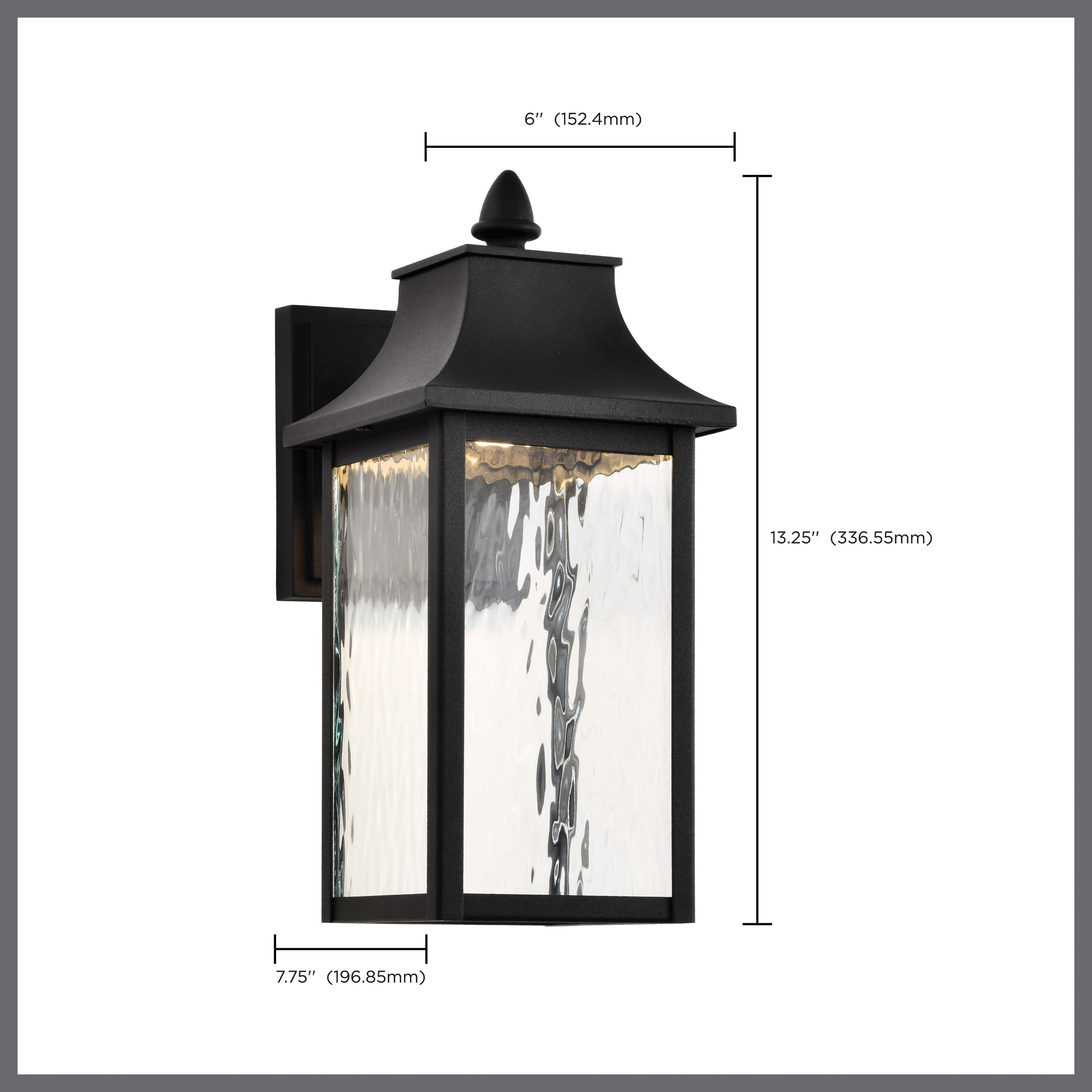 AUSTEN 1LT OUTDOOR SM WALL - 62-5997