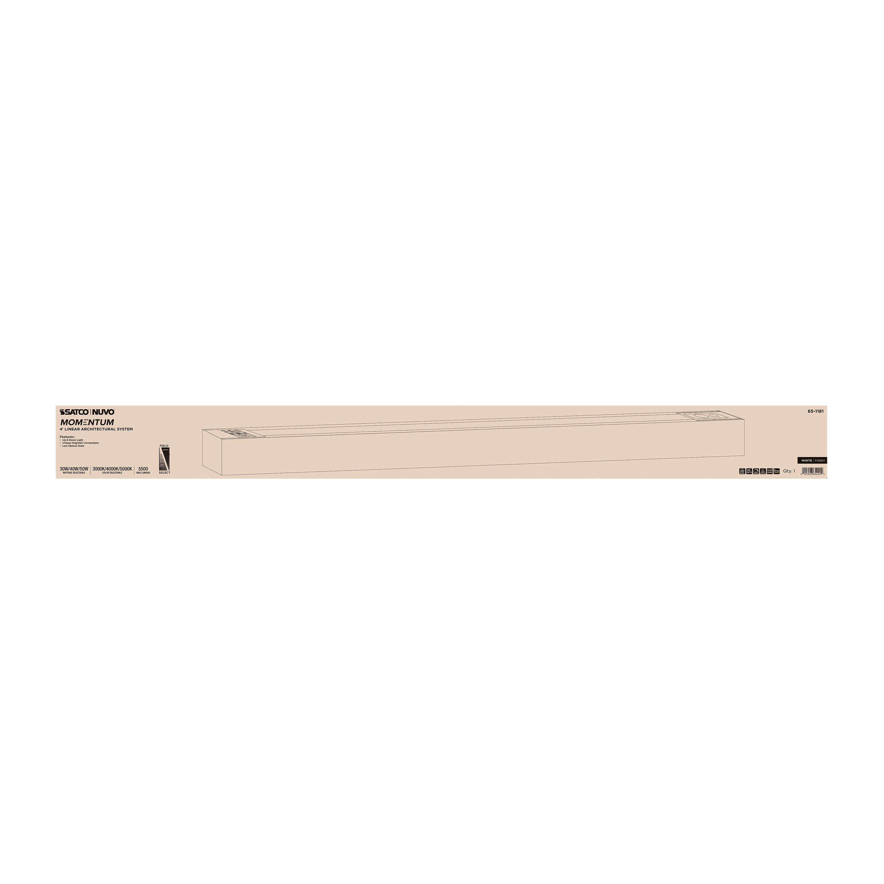 65-1181 4' LED CONNECTABLE LINEAR