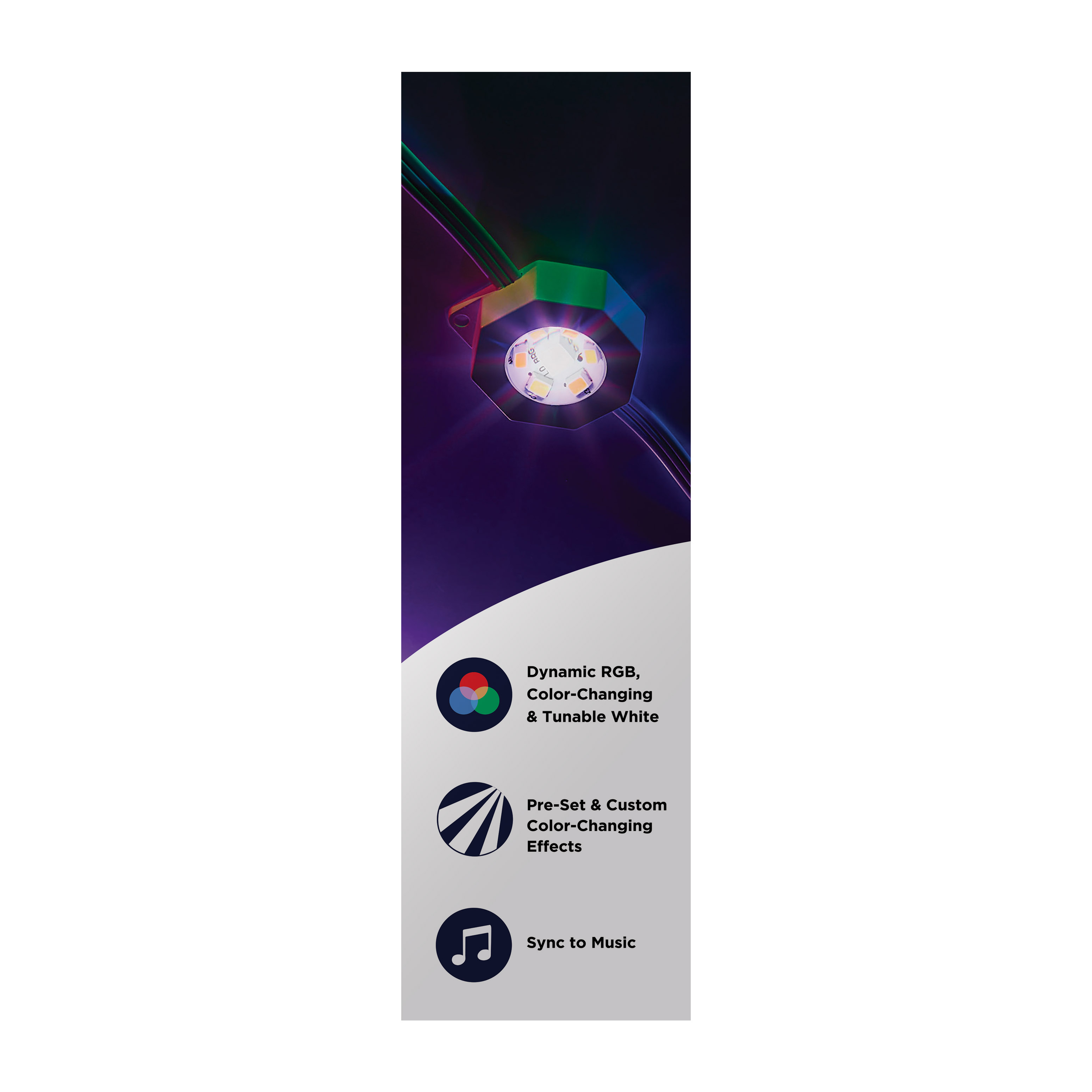 50FT/36LED/PSL/SF/RGBTWIC - S11297