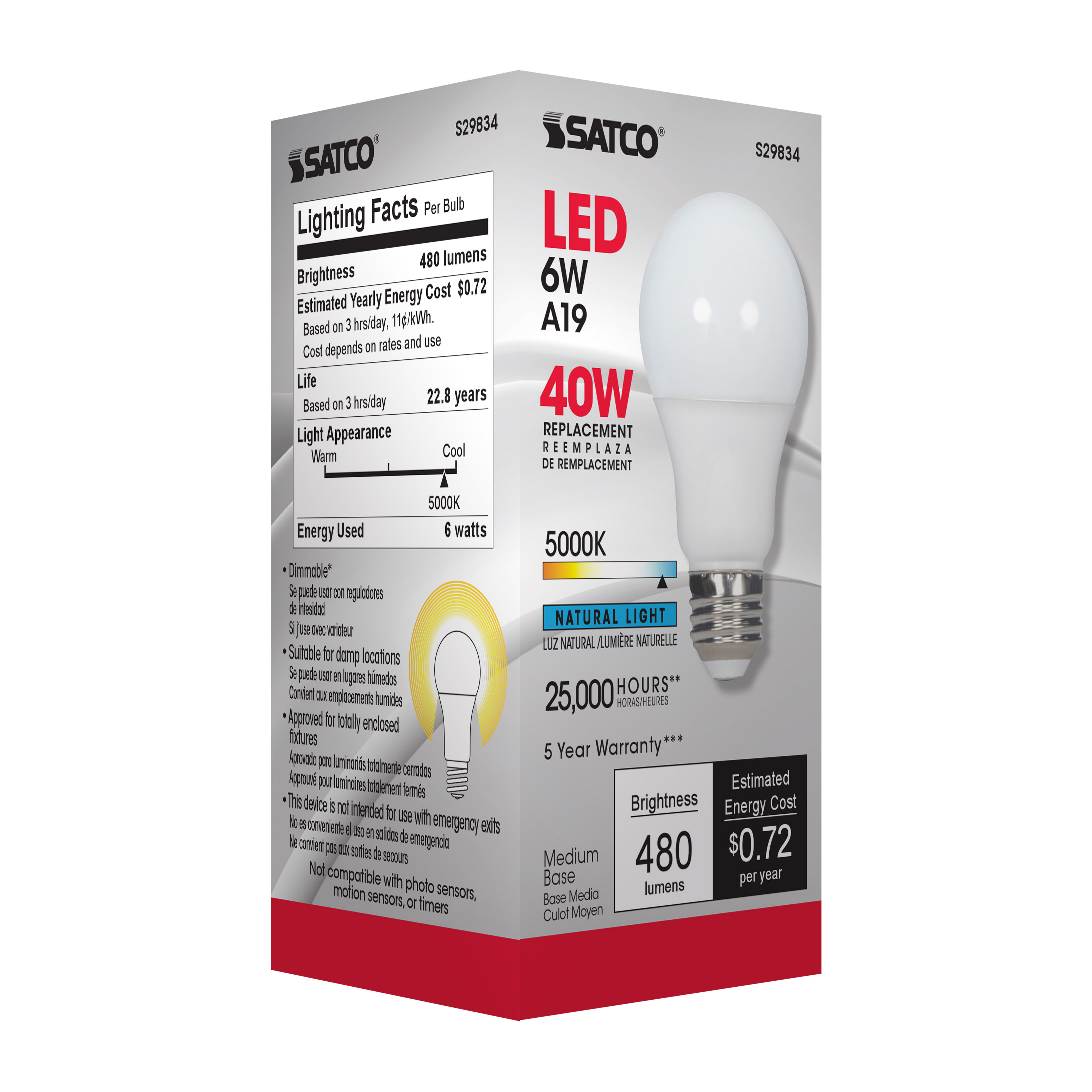 6A19/OMNI/220/LED/50K - S29834