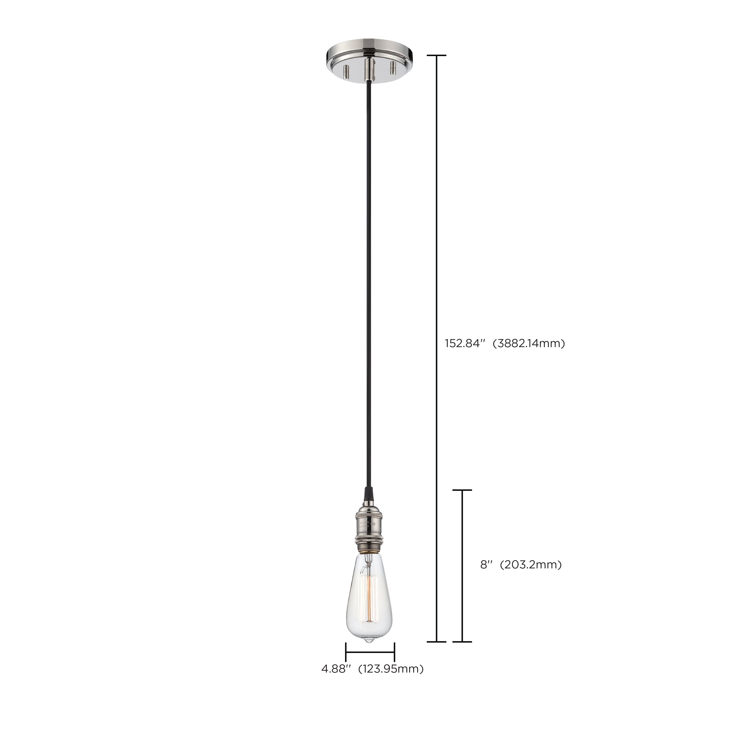 1 LT VINTAGE PENDANT - 60-5405