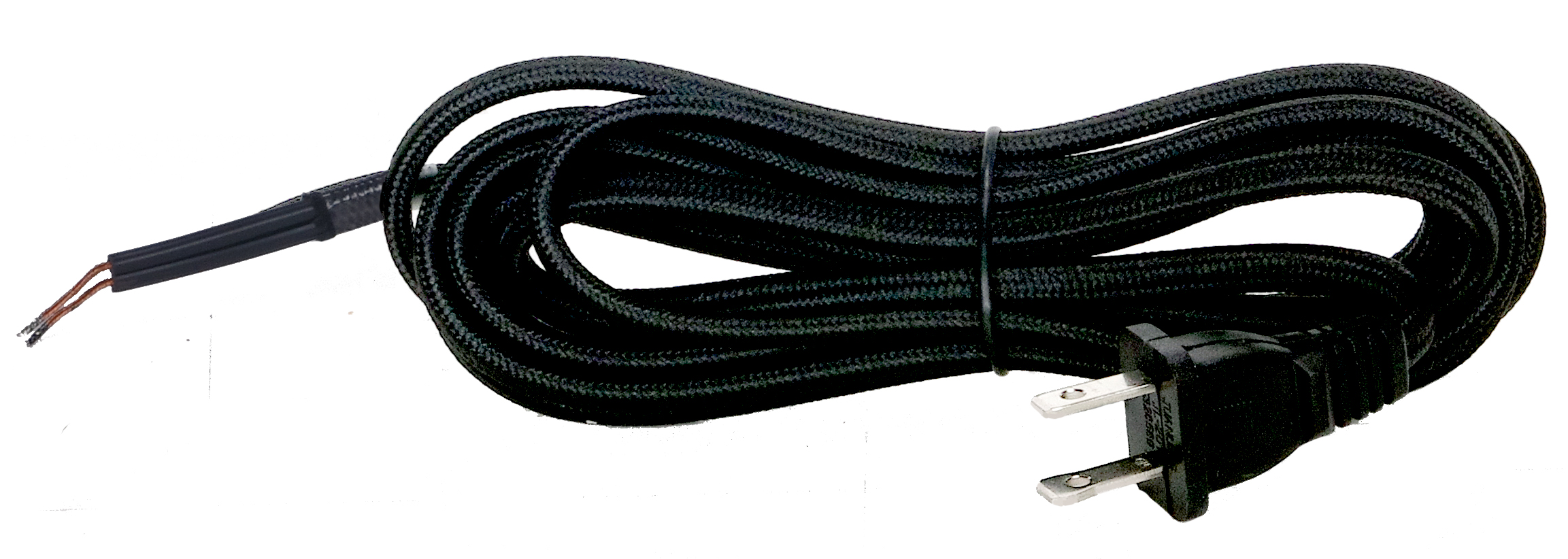 10 FT 18/2 SPT-2 BLK RAYON 105 - 80-2290