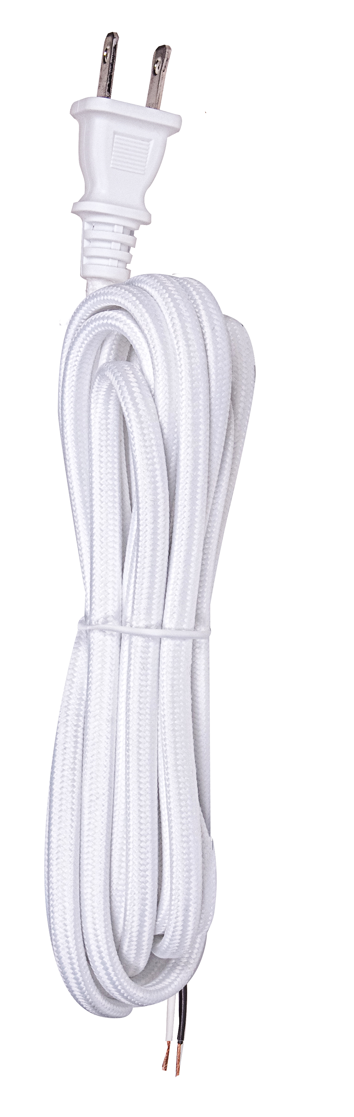 10FT 18/2 SPT-2 WHT RAYON 105 - 80-2291