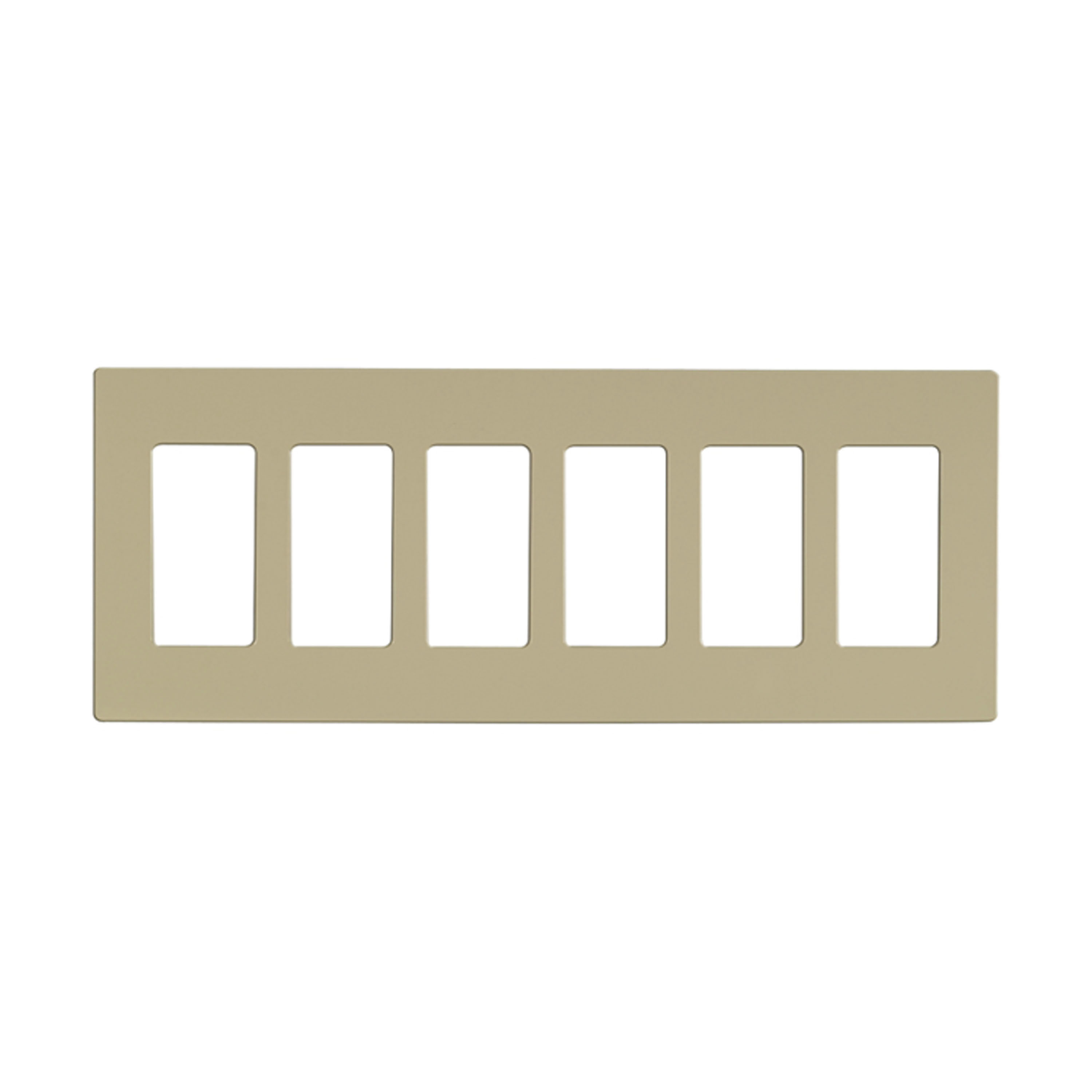 CLARO 6 GANG WALLPLATE IV - 96-622