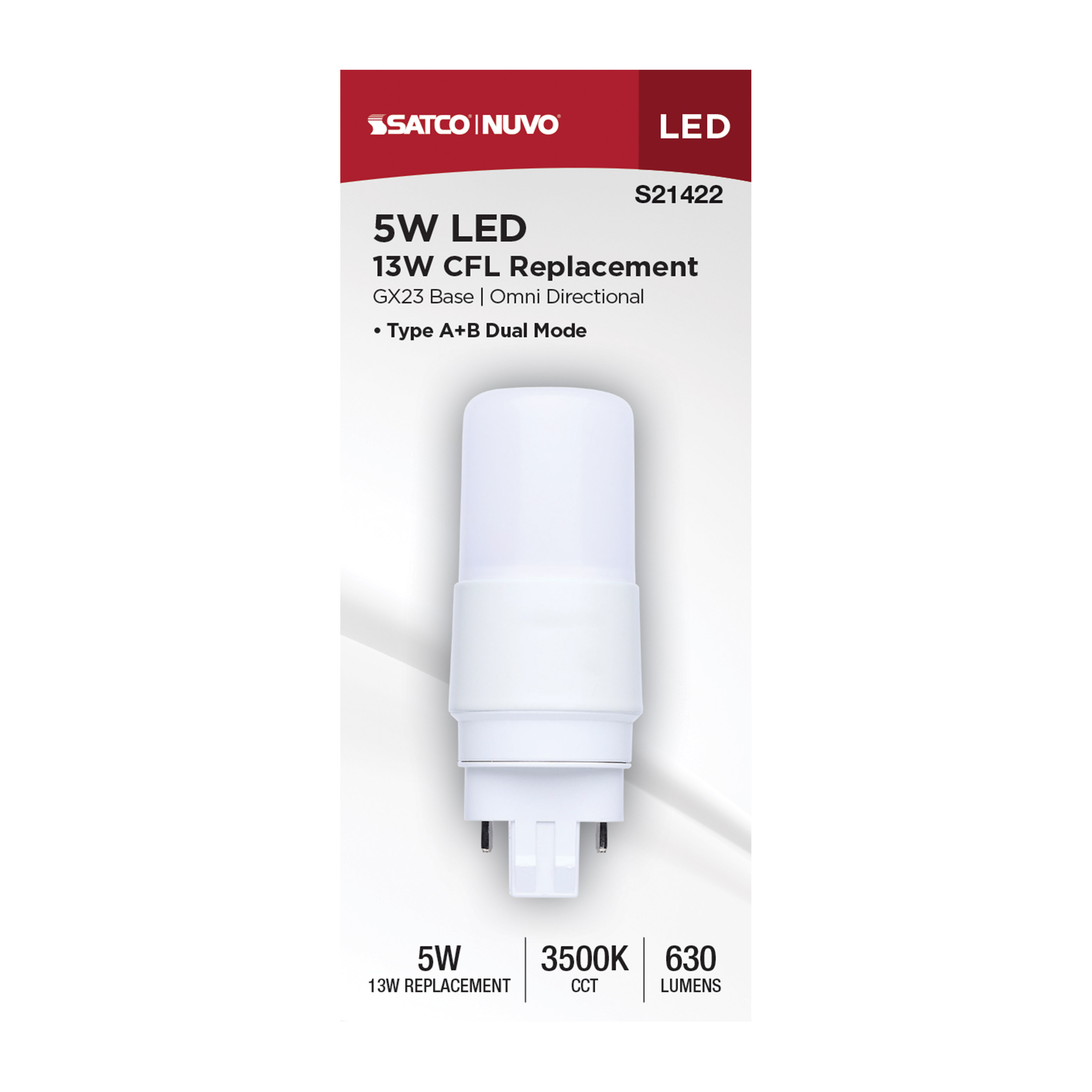 S21422 5CFL/L/835/GX23/AB/FR/U
