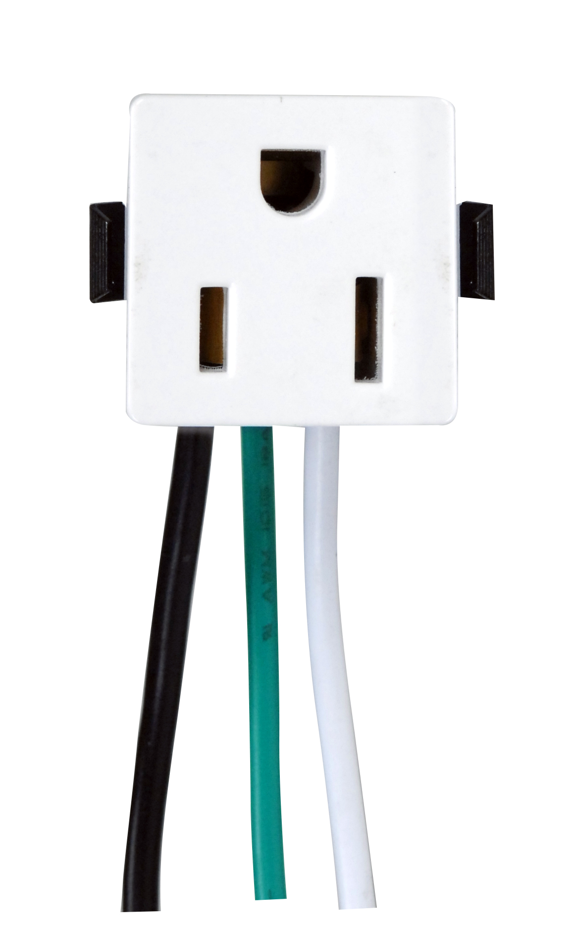 WHITE METAL SNAP-IN RECEPT - 80-1408