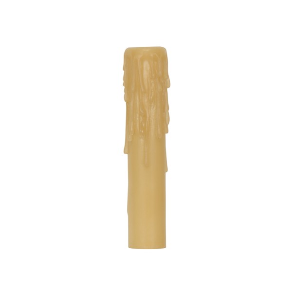 6" AMBER CANDELABRA STR. RESIN - 80-1634