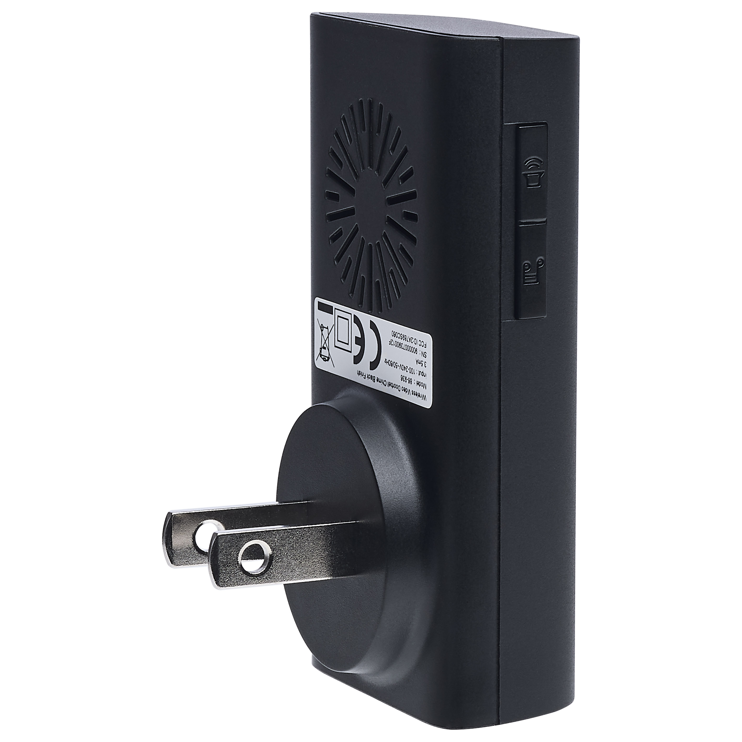DOORBELL CHIME BLACK FINISH - 86-936