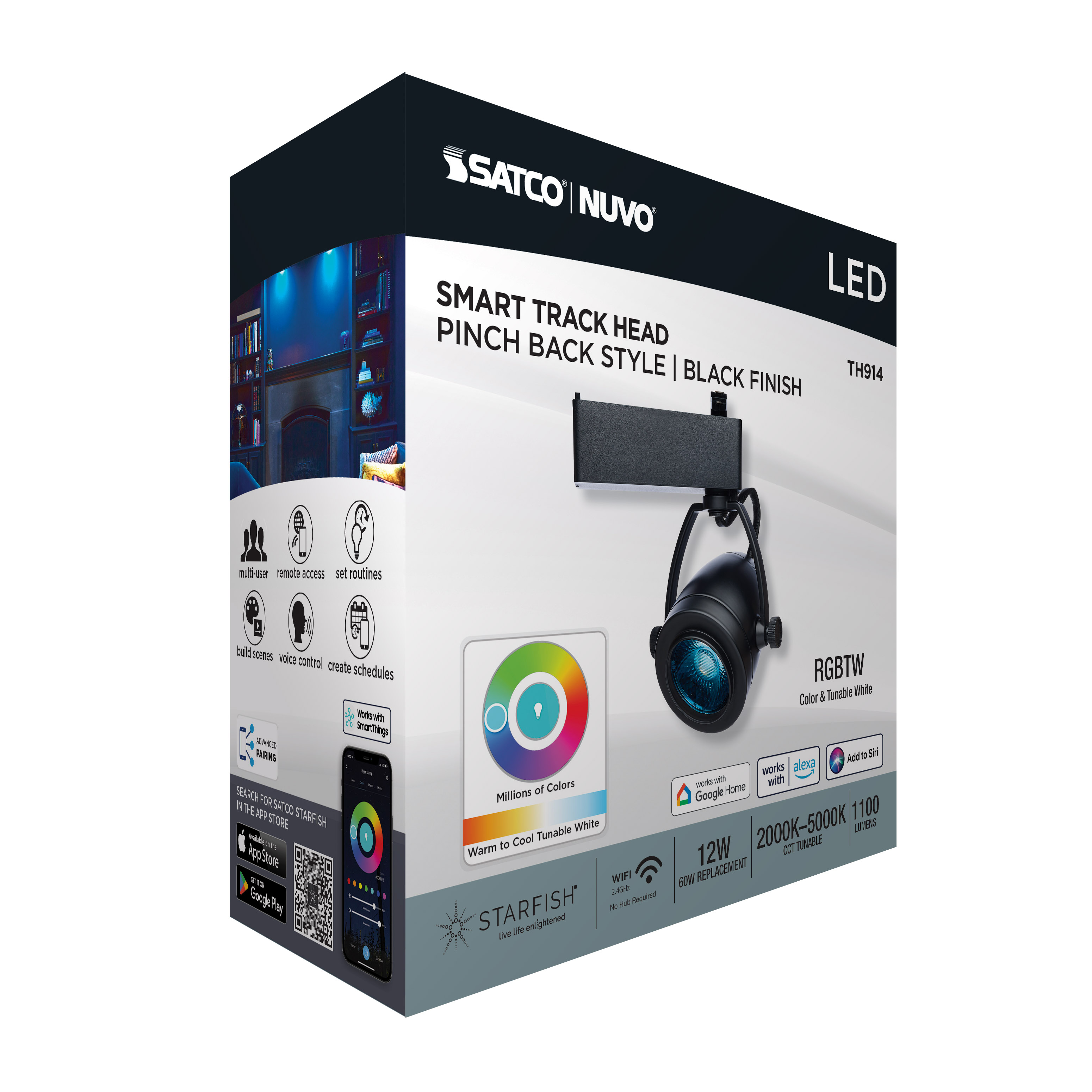 12W LED TRACK HEAD PINCH BACK - TH914