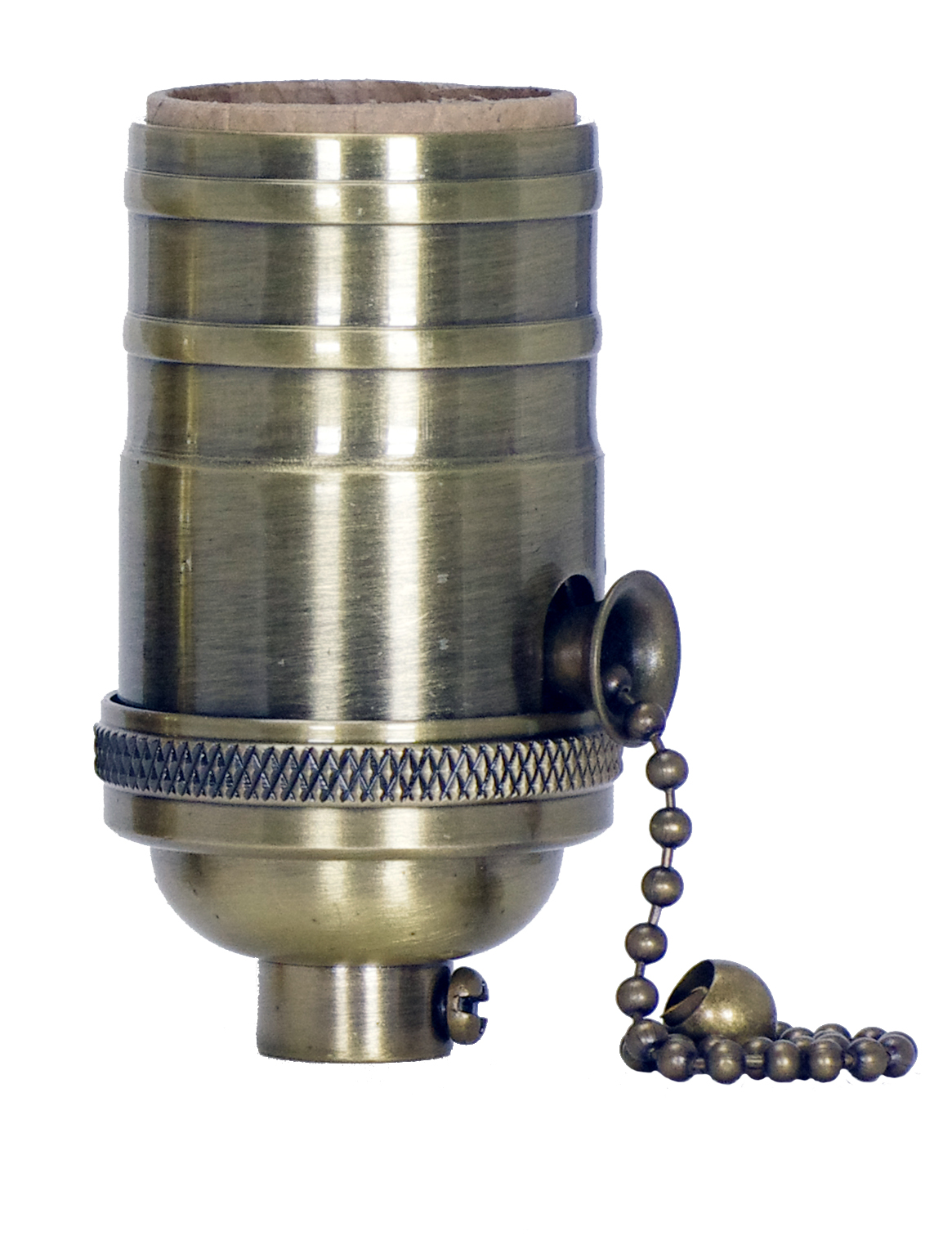 REG ANT BR PULL CHAIN CAST BRS - 80-2210