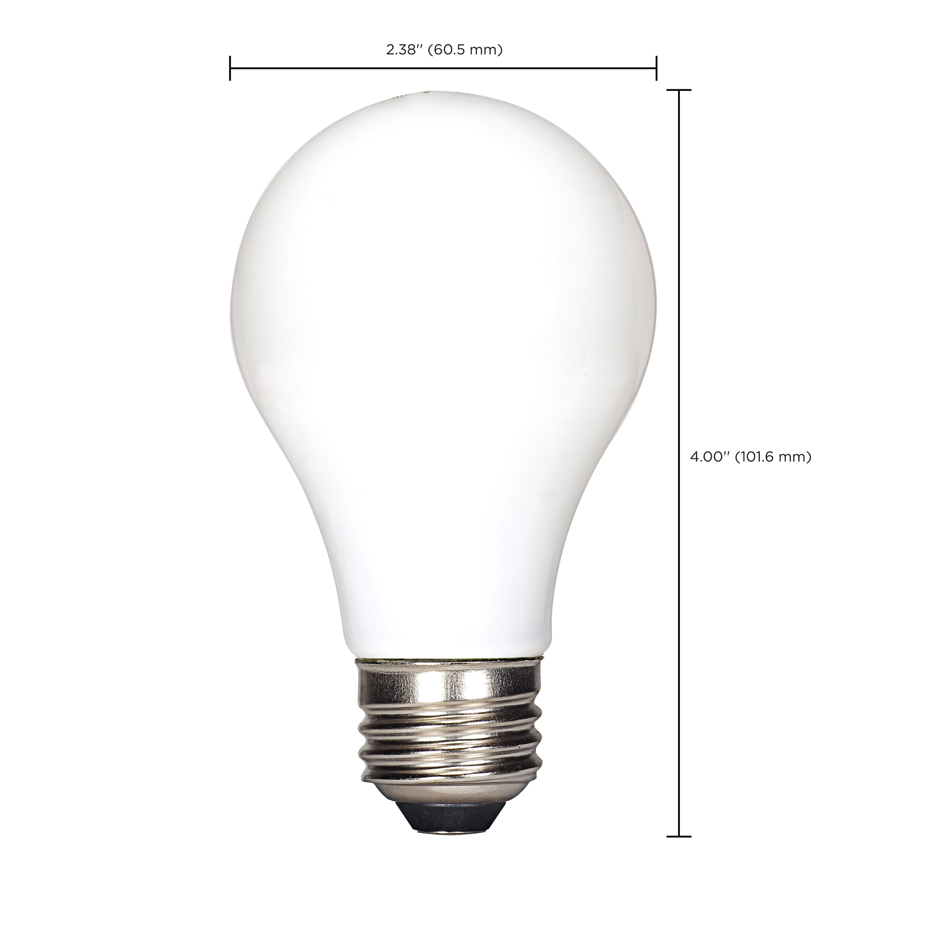 7.5A19/SW/LED/E26/27K/120V/4PK - S21714