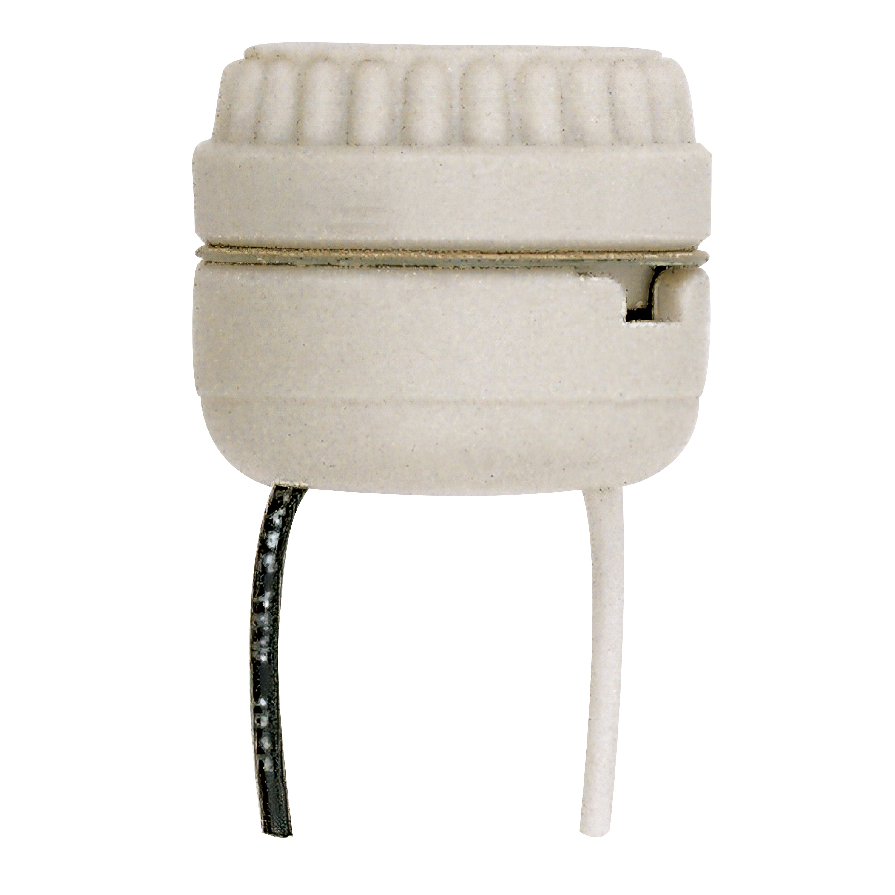 MED PORC SCKT 2 PC. W/8" LEADS - 90-1111