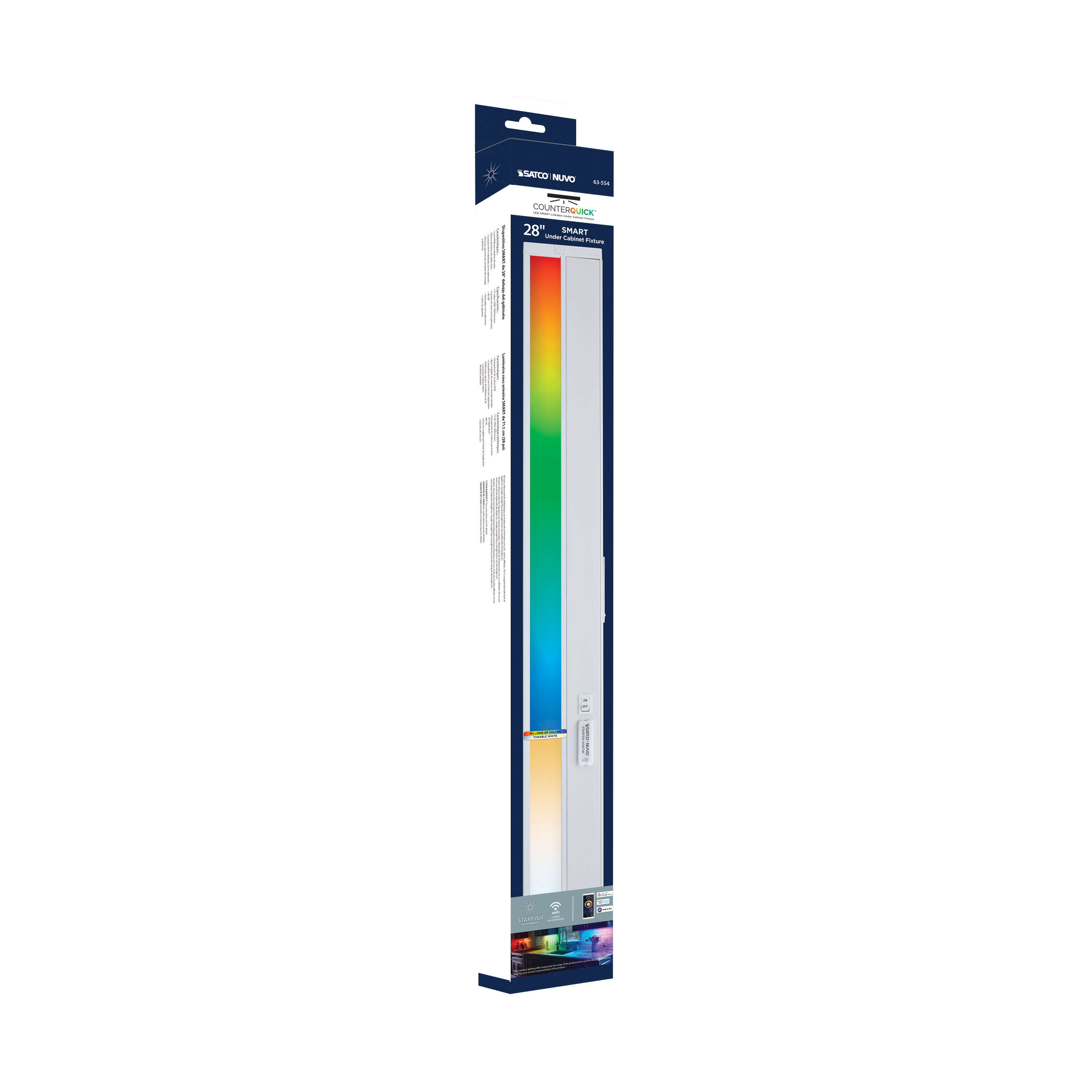 UNDER CAB LED RGB 28" - WH - 63-554