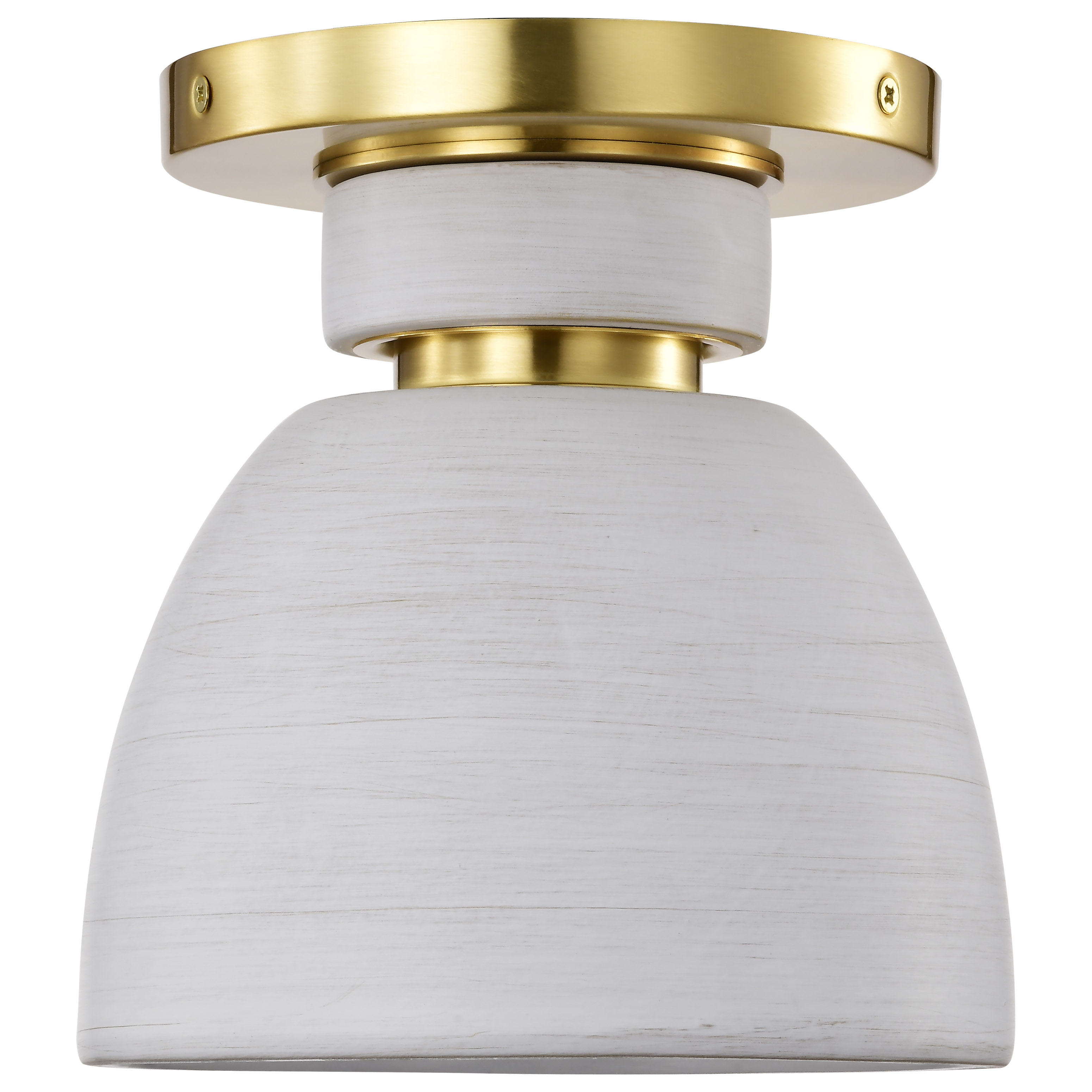 COLLINS 8" CERAMIC FLUSH MOUNT - 60-8001