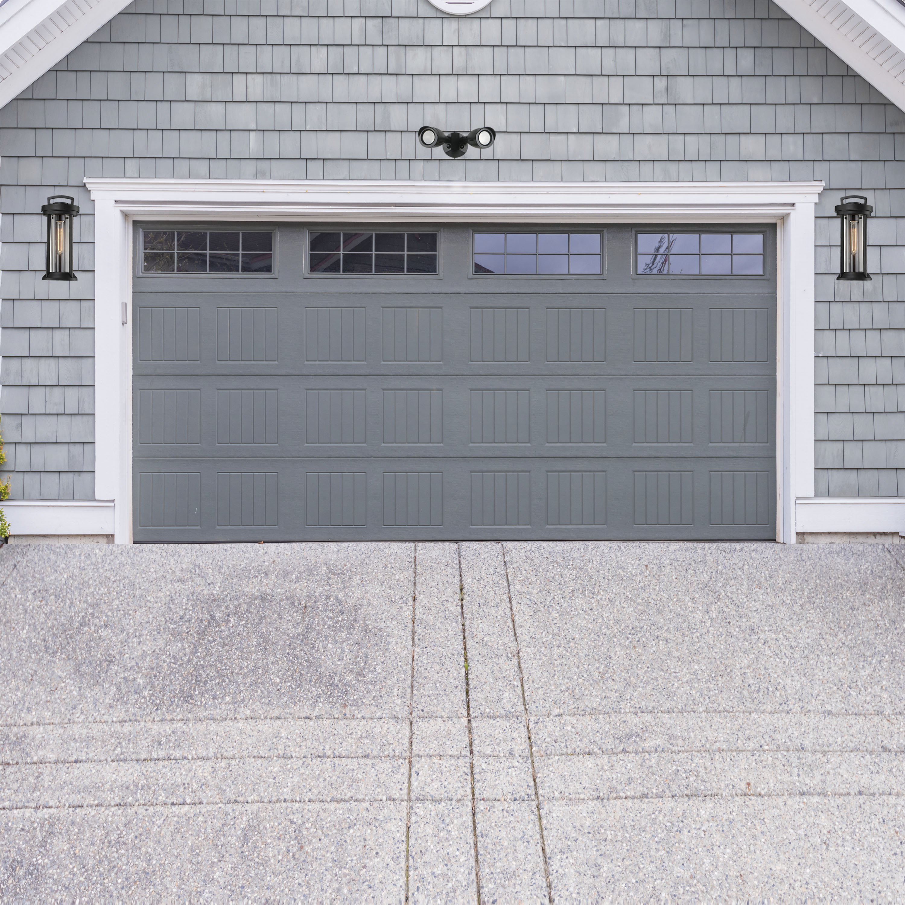 LED 2 BULLET HEAD SECURITY LGT - 65-714